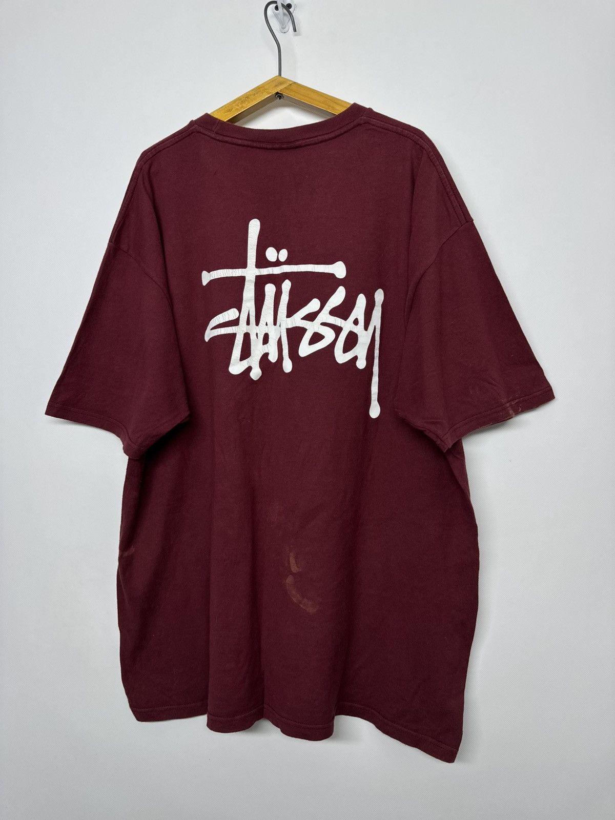 Stussy Vintage Y2k Stussy Big Logo T-Shirt 00’s Size US XL / EU 56 / 4 - 7 Thumbnail