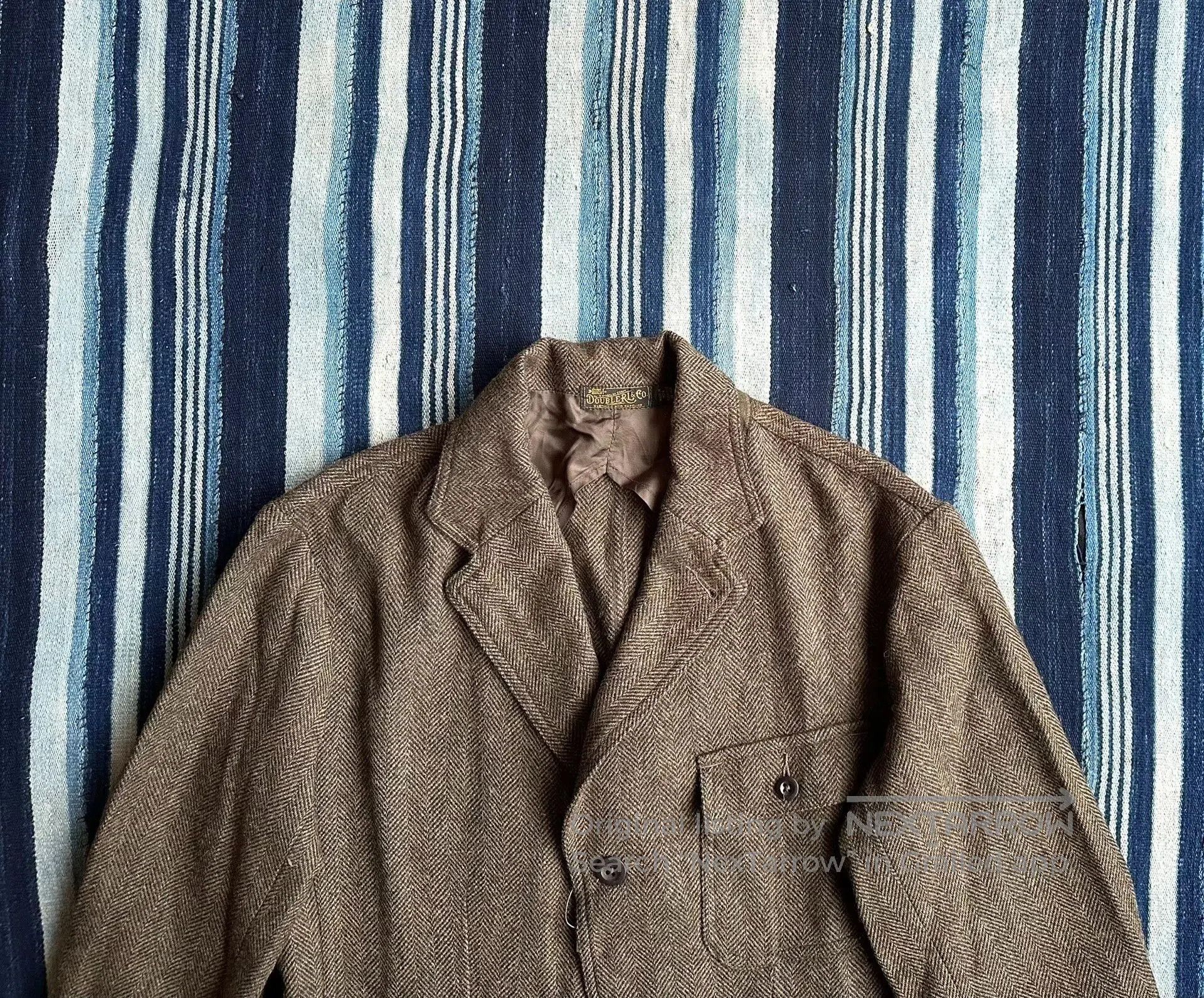 RRL Ralph Lauren RRL Unconstructed Herringbone Sport Coat. Size US M / EU 48-50 / 2 - 3 Thumbnail