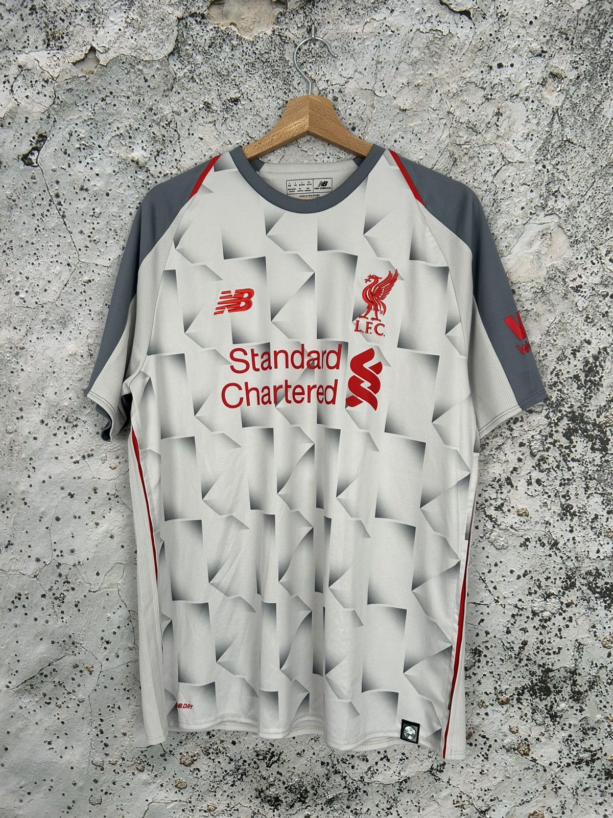 New Balance Liverpool FC New Balance Firmino Soccer Jersey Football Rare Size US L / EU 52-54 / 3 - 2 Thumbnail