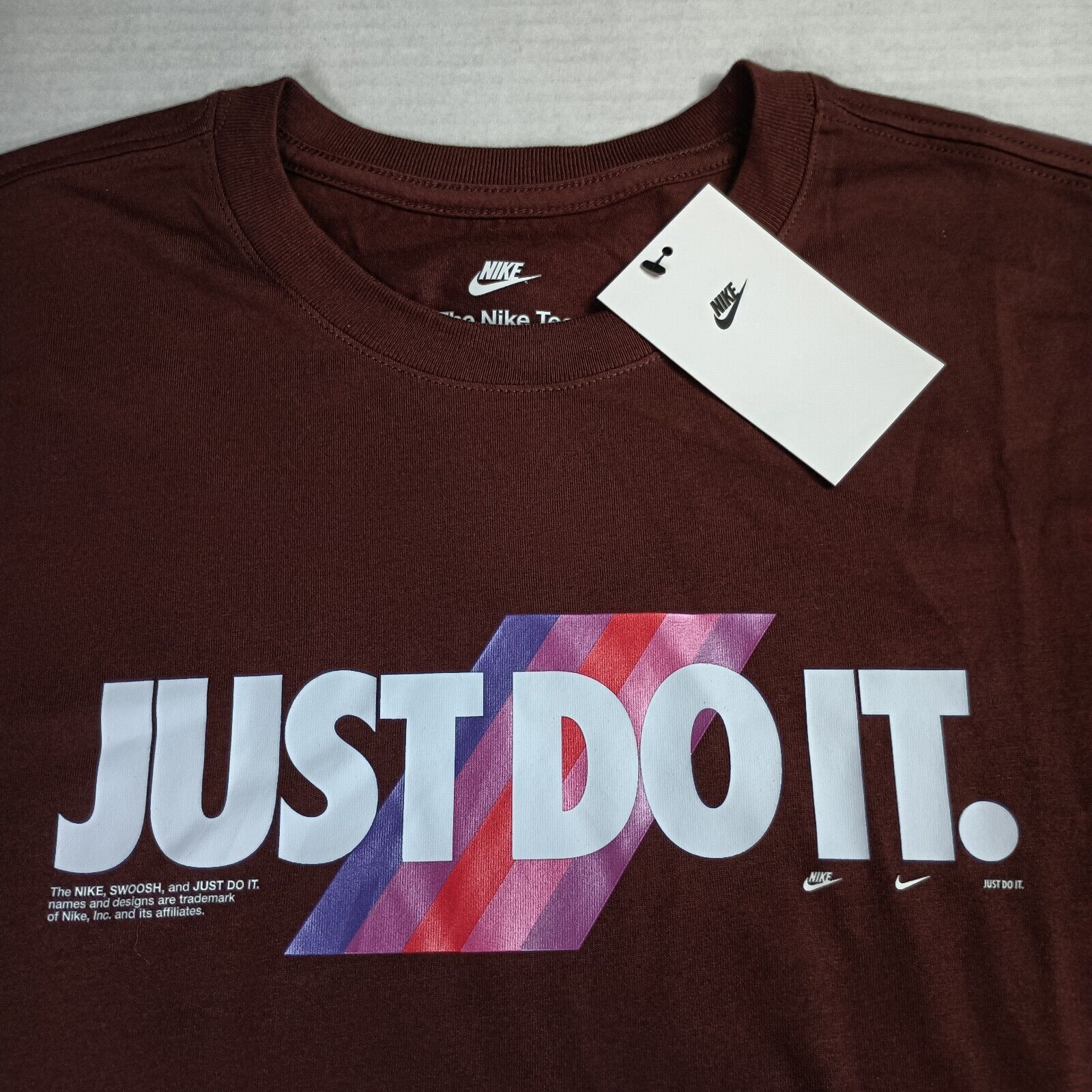 Nike Nike Rainbow Just Do It JDI T-Shirt Men's L Brown FQ8002-227 Size US L / EU 52-54 / 3 - 2 Thumbnail