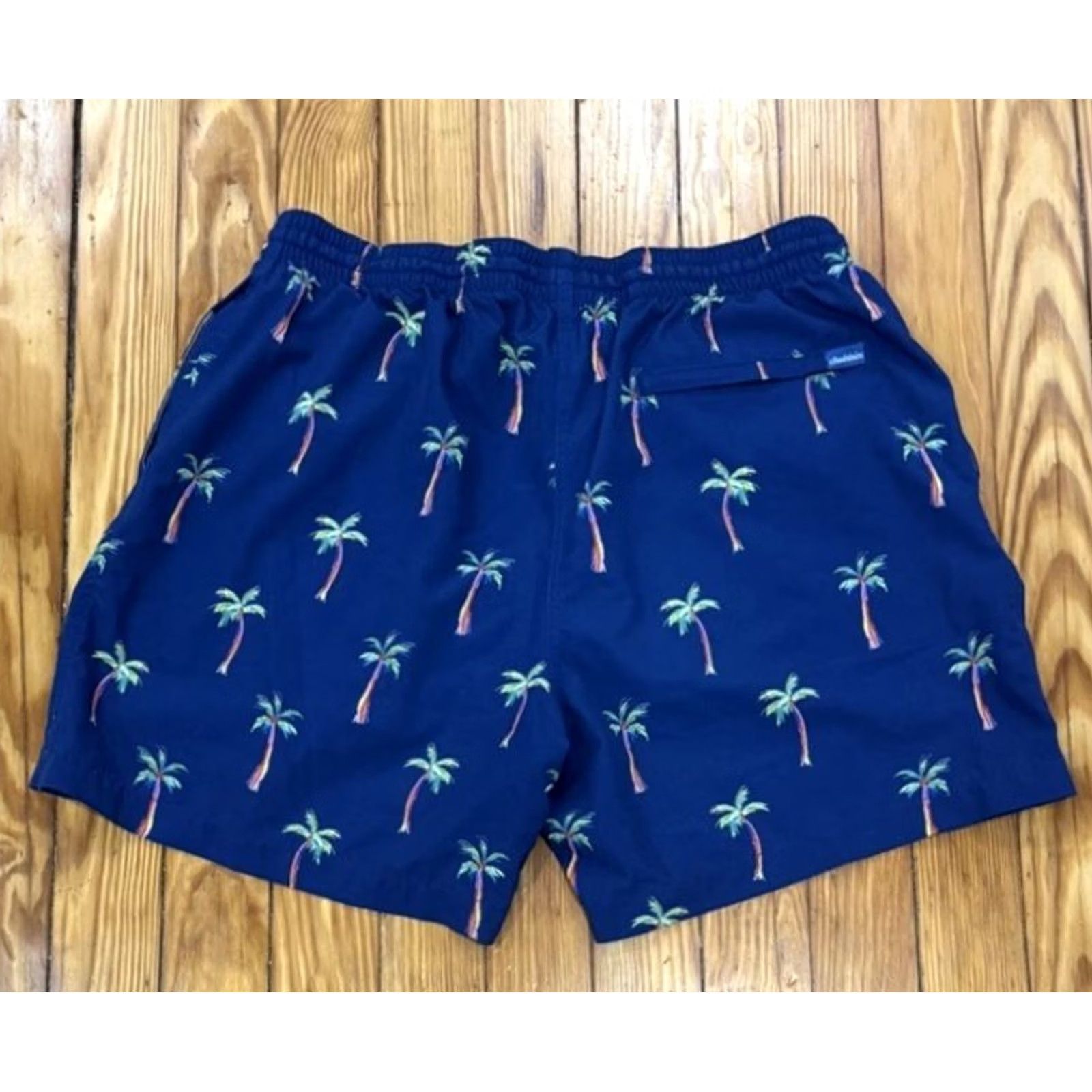 Chubbies Chubbies Men's Blue Tropical Swim Trunk Shorts XL Size US 36 / EU 52 - 2 Thumbnail