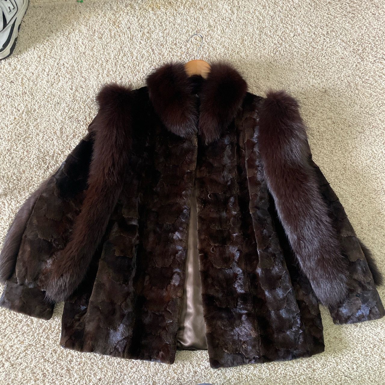 Vintage 1990s Goldmans Mink Fur Coat Size M / US 6-8 / IT 42-44 - 1 Thumbnail