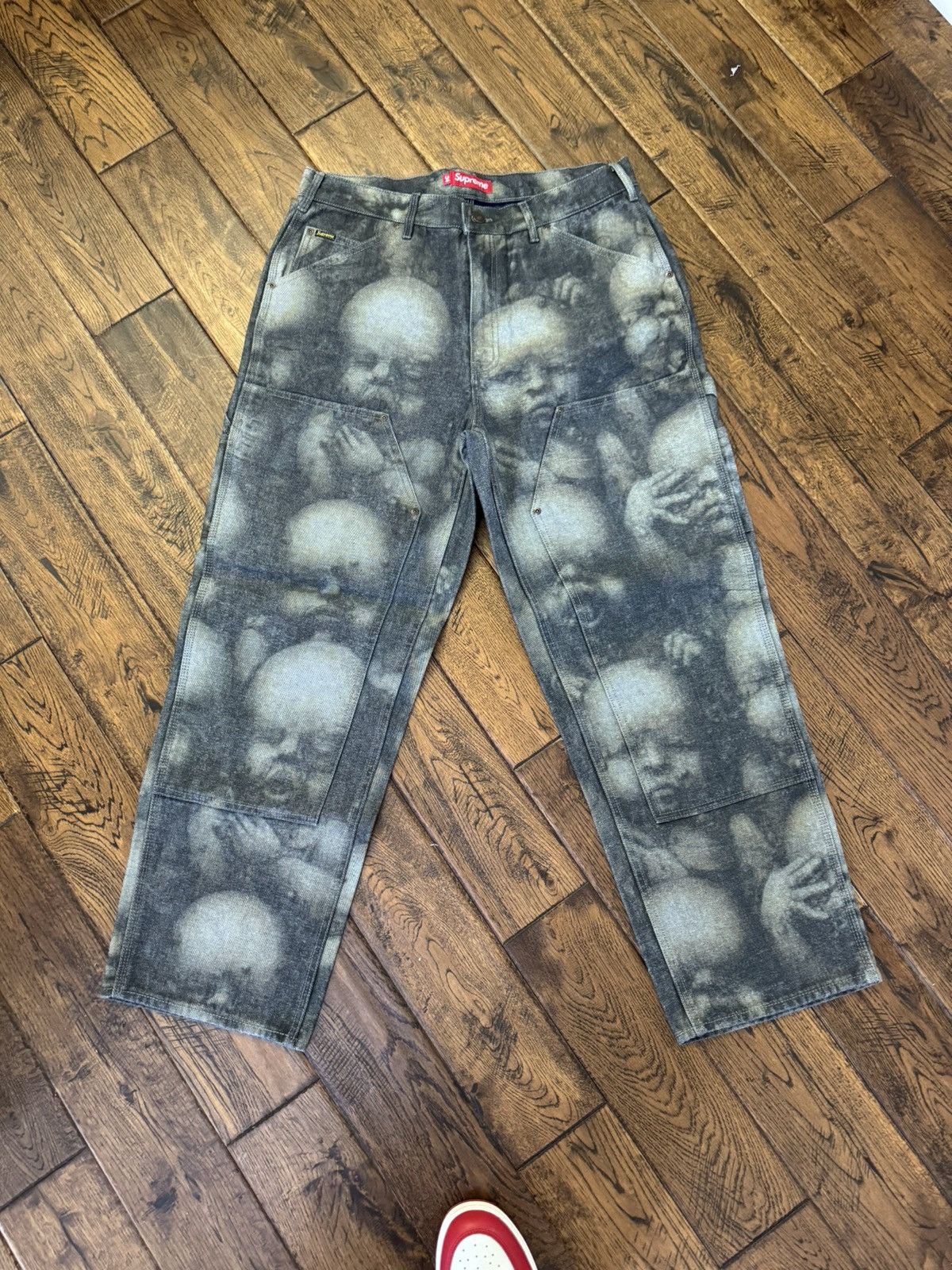 Supreme H.R. Giger Double Knee Jean | Grailed