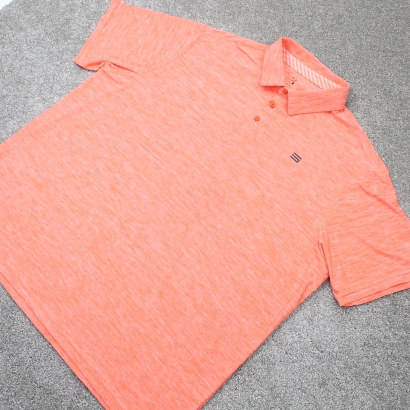 Vintage Three Sixty Six Polo Shirt Mens 3XL XXXL Orange Performance Stretch Golf S/S Shirt Size US XXL / EU 58 / 5 - 3 Thumbnail