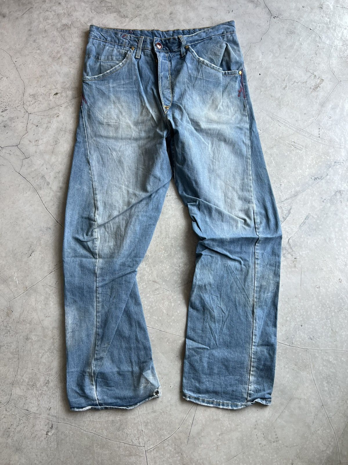 Levi's Levis Engineered Twisted Jeans Tag W34 Actual 36x33 Size US 36 / EU 52 - 2 Thumbnail