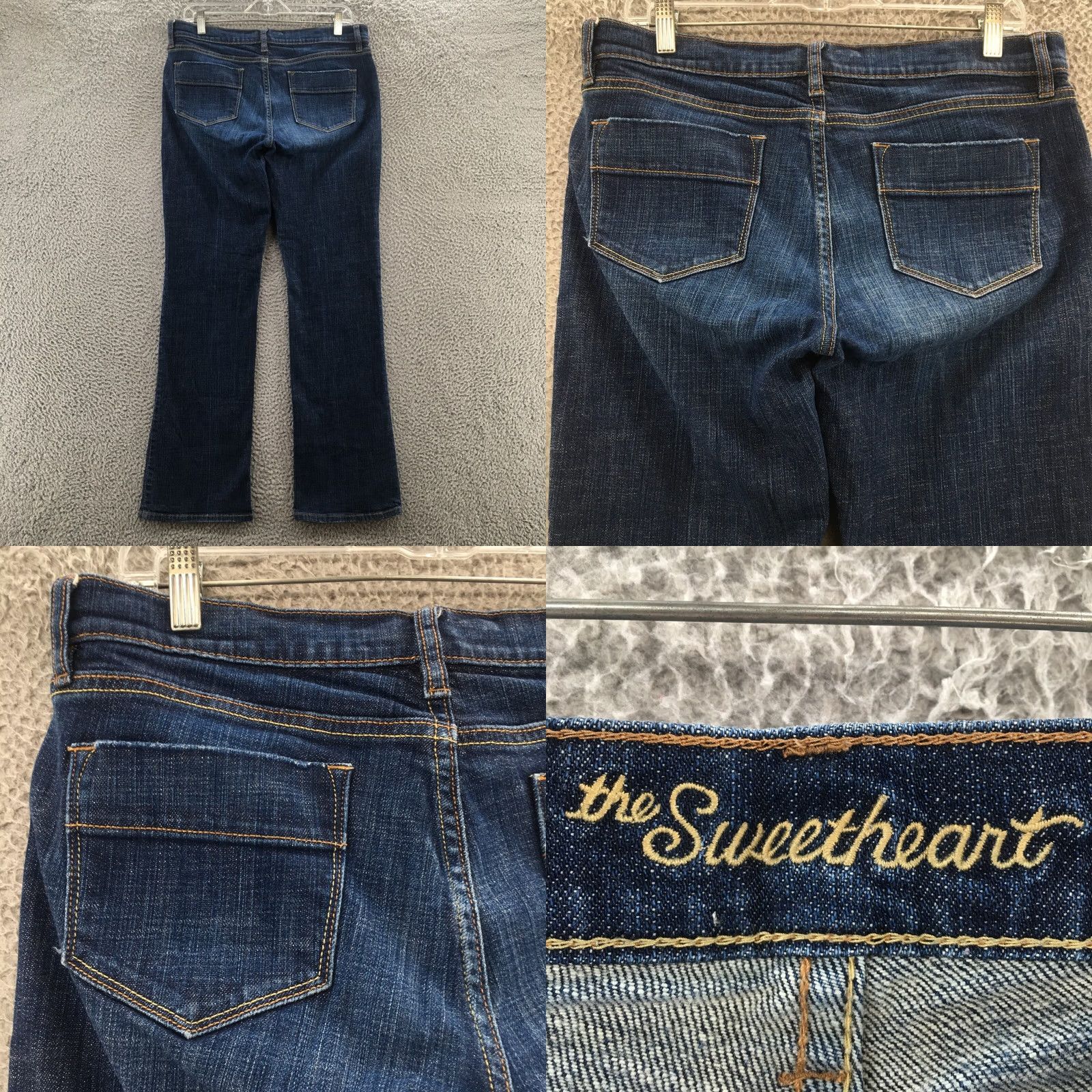Old Navy Old Navy Jeans Womens 8R The Sweetheart Bootcut Blue Denim Zip Regular 34x32 5-Pocket Classic Vintage No Size 30" / US 8 / IT 44 - 9 Thumbnail