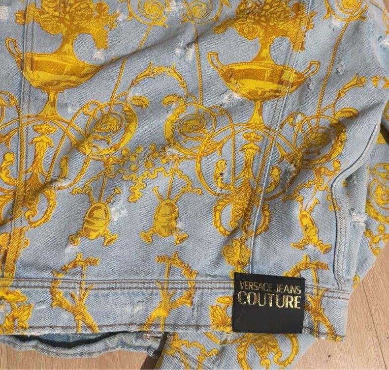 Versace Versace Printed denim jacket Size US M / EU 48-50 / 2 - 4 Thumbnail