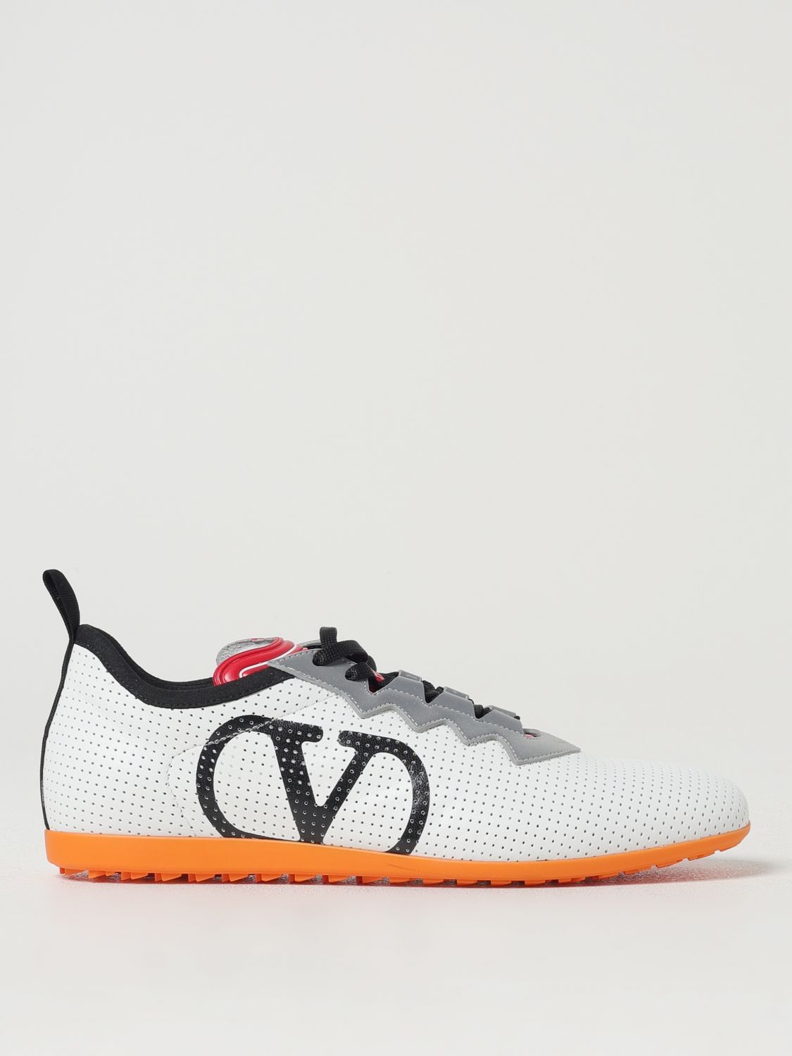 VALENTINO｜SNEAKERS (6Y2S0H77 LAL RJB / 6Y2S0H77 LAL RJB Valentino Garavani Gray/Red Upvillage Sneaker | TheDoubleF