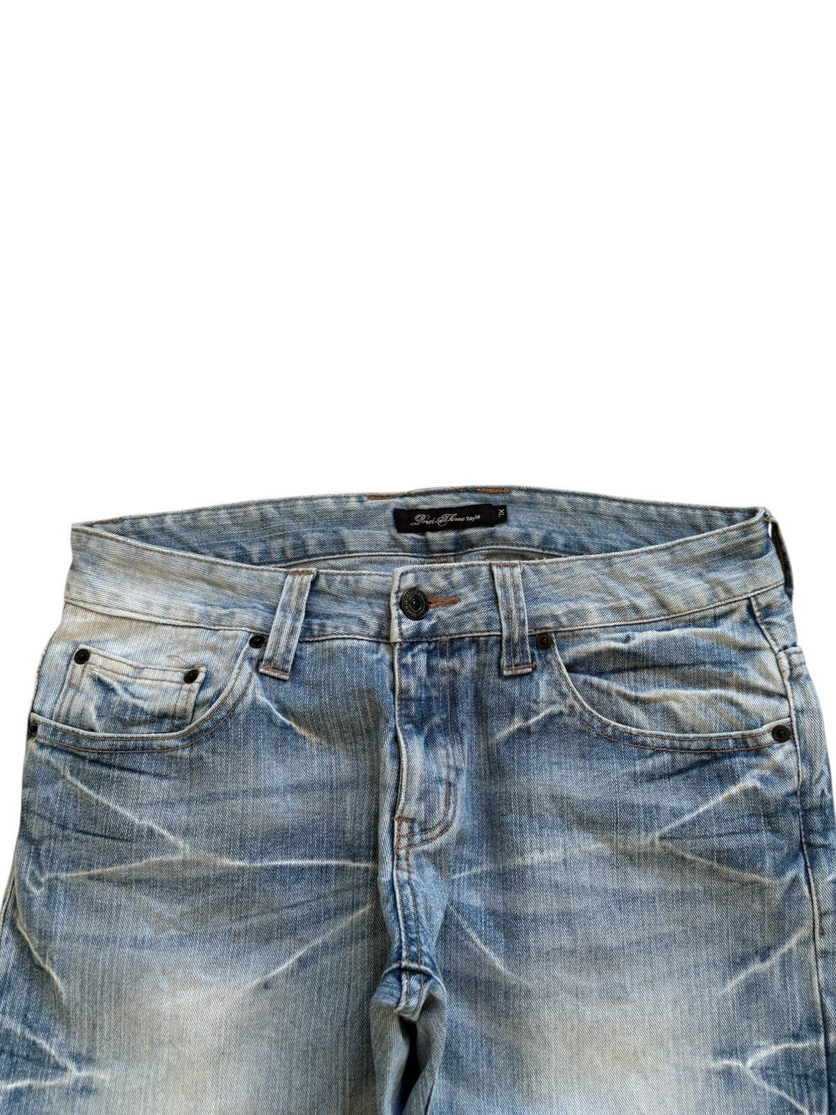 Japanese Brand Vintage Japanese Brand Faded Wash Distressed Jeans Size US 33 - 4 Thumbnail