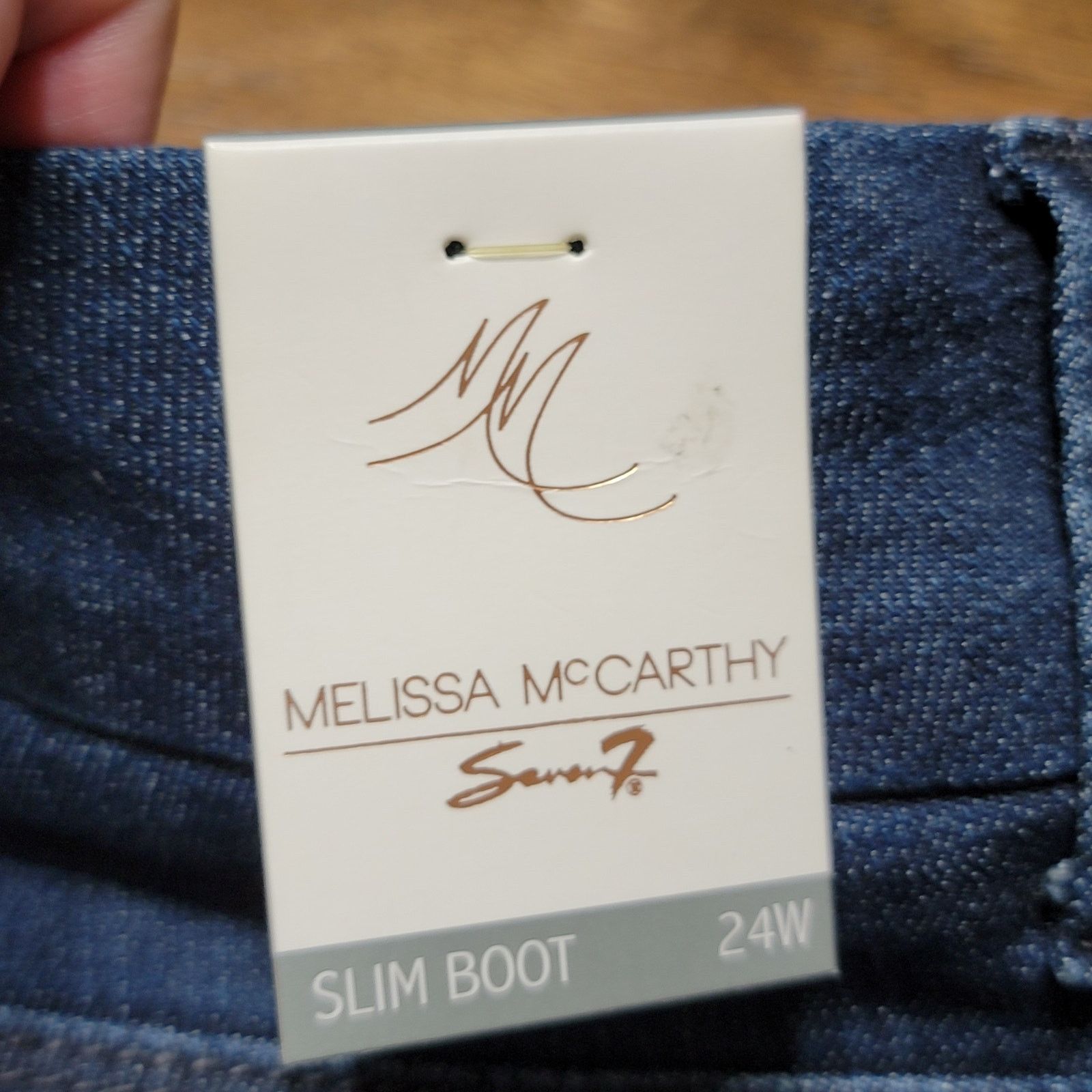 Seven 7 Melissa McCarthy X Seven7 Slim Boot Jeans - Size 24W NWT Size 42" / US 20 - 11 Thumbnail