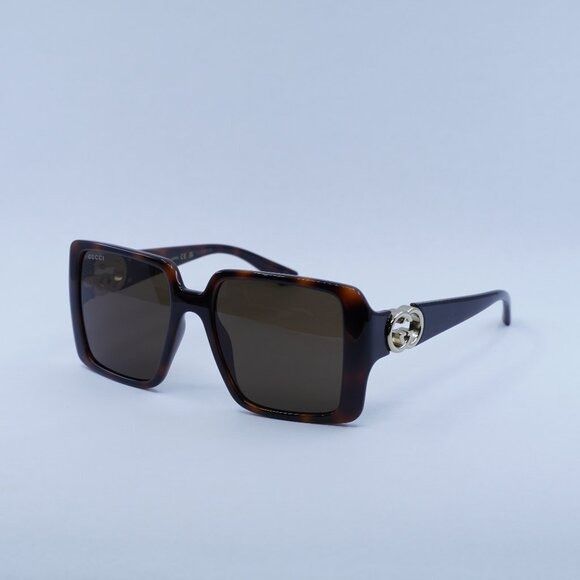 Gucci 🕶️ New Gucci GG1692S 002 Sunglasses - Havana Frame Size ONE SIZE - 1 Thumbnail