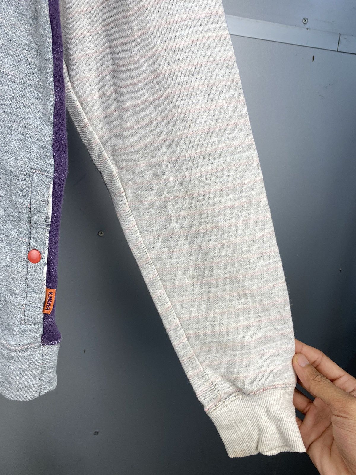 Japanese Brand Kriff Mayer Multicolor Raglan Sweater Size US S / EU 44-46 / 1 - 6 Thumbnail