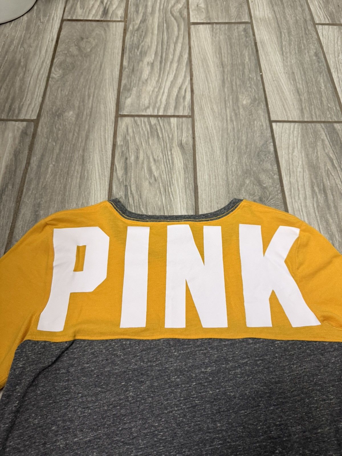 Victoria's Secret PINK By Victoria Secret Womens 3/4 Sleeve Casual Shirt Size M / US 6-8 / IT 42-44 - 5 Thumbnail