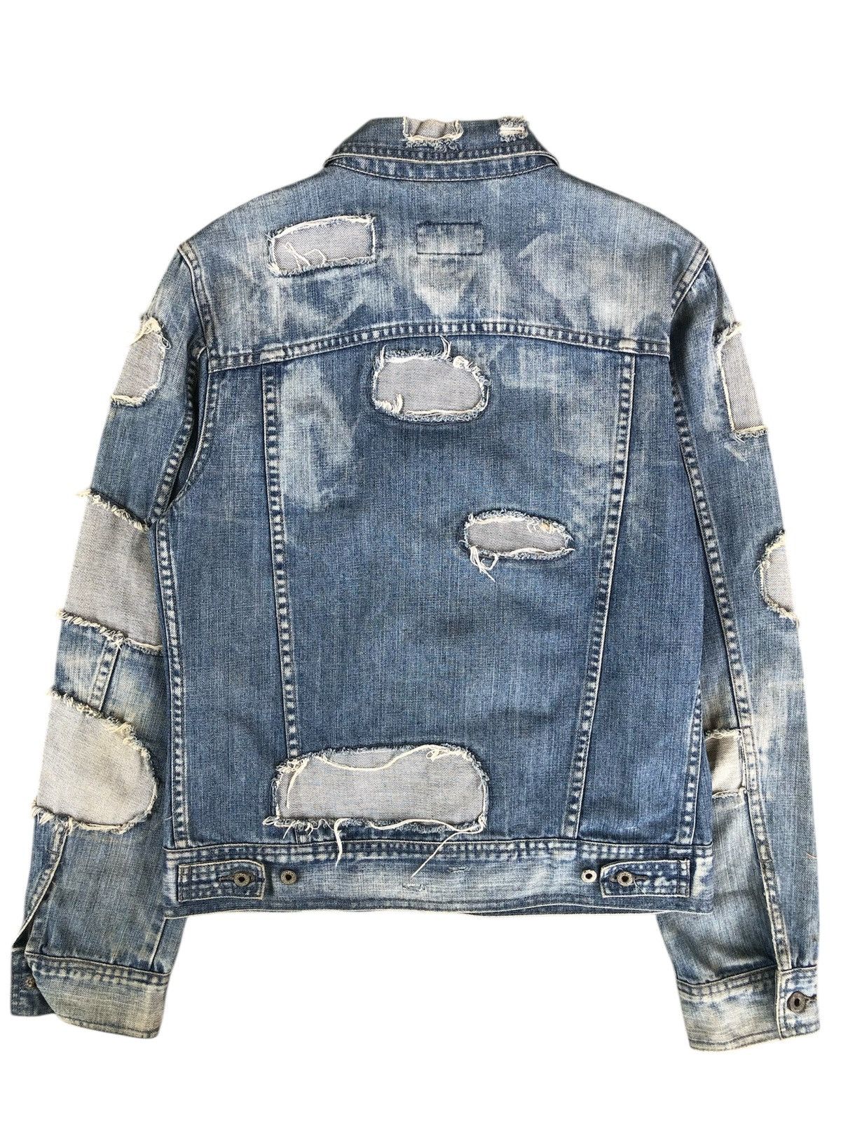 Dolce & Gabbana Dolce & Gabbana Boro Patchwork Distressed Denim Jacket Size US S / EU 44-46 / 1 - 2 Thumbnail