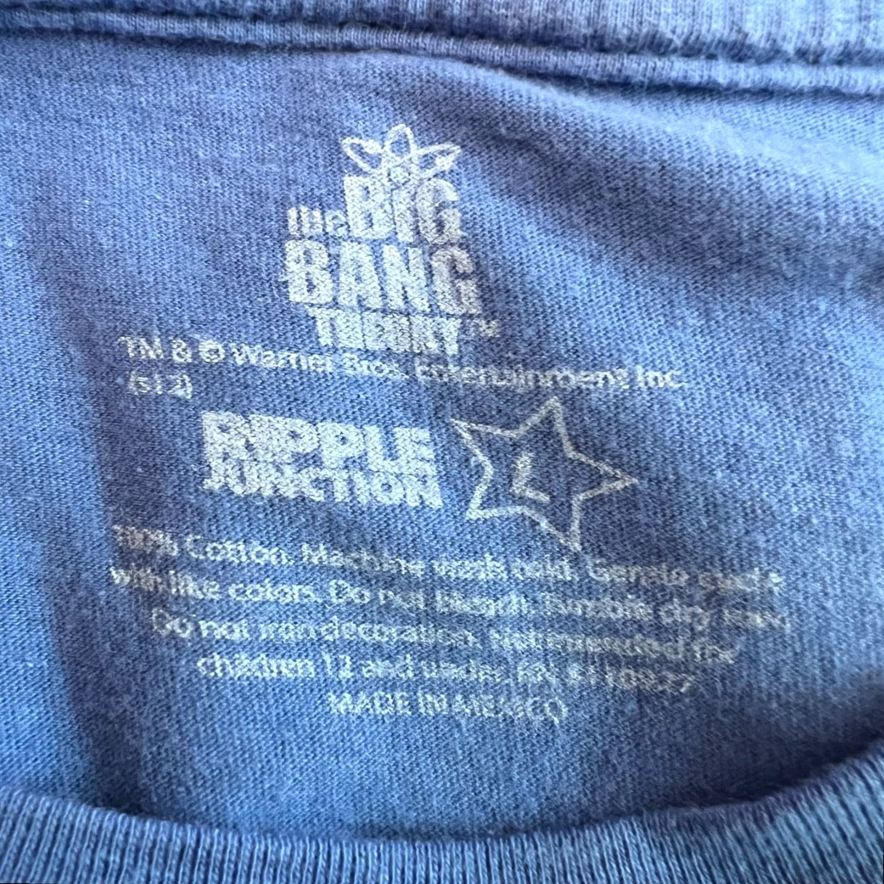 Theory BIG BANG THEORY VINTAGE "Knock Knock Knock Penny" T-Shirt Adult Large Blue 90s Classic Funny Mens Size US L / EU 52-54 / 3 - 4 Thumbnail
