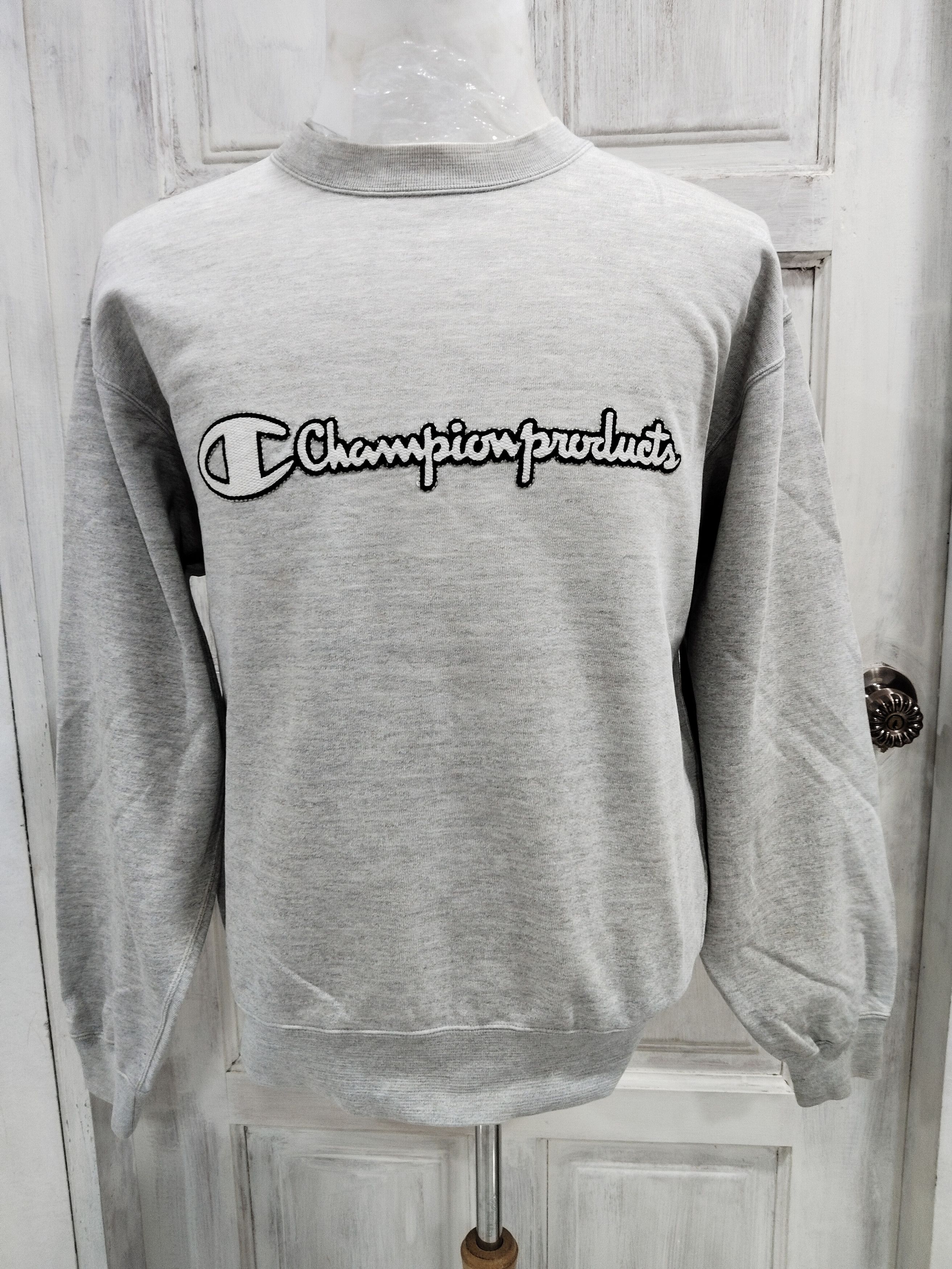Champion × Vintage Vintage 90s Champion Spellout Big Logo Sweatshirt Size US XL / EU 56 / 4 - 1 Thumbnail