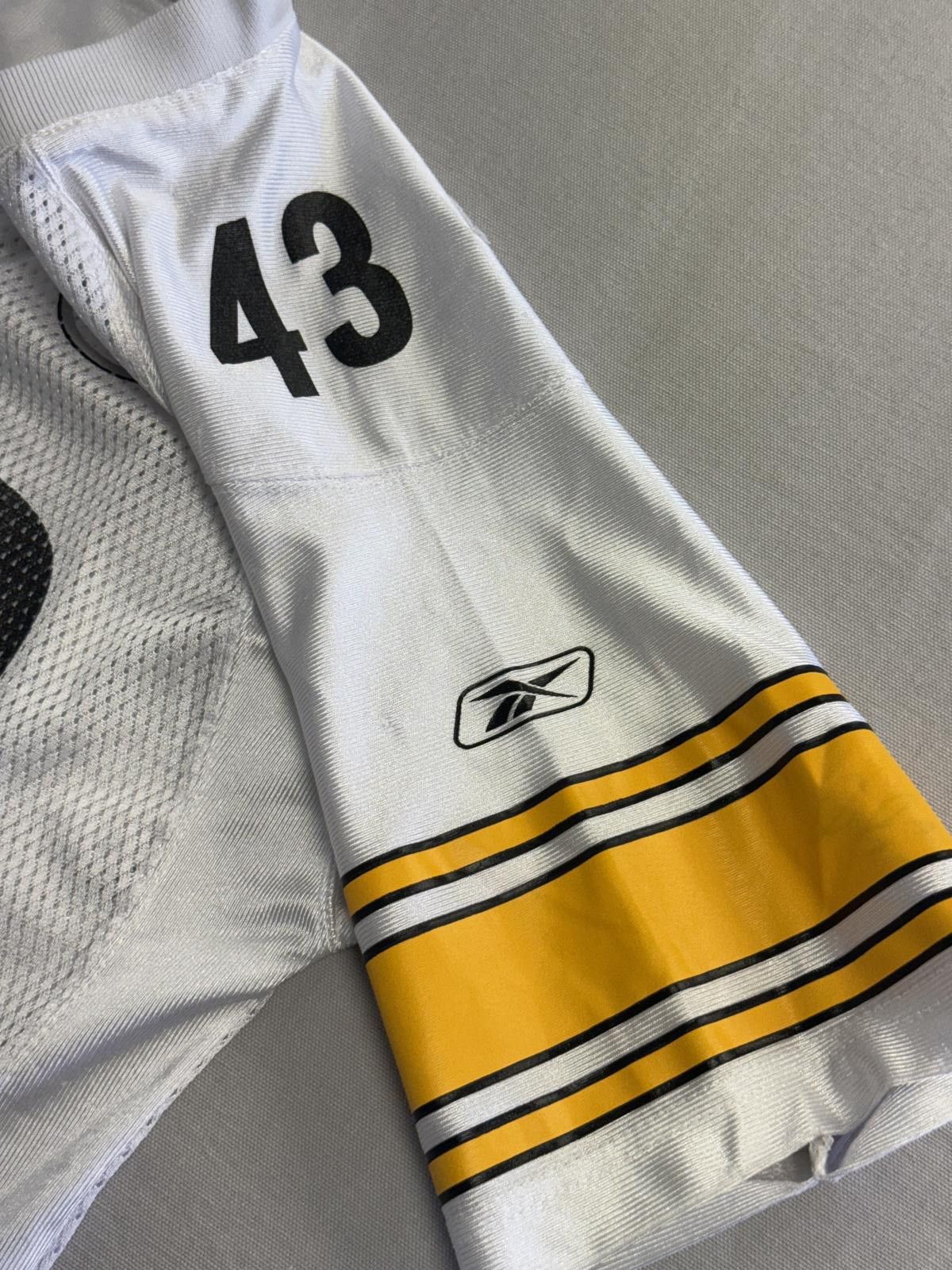 NFL Troy Polamalu Foot Jersey Pittspurgh Steelers 43 Jersey Kids Size US L / EU 52-54 / 3 - 7 Thumbnail
