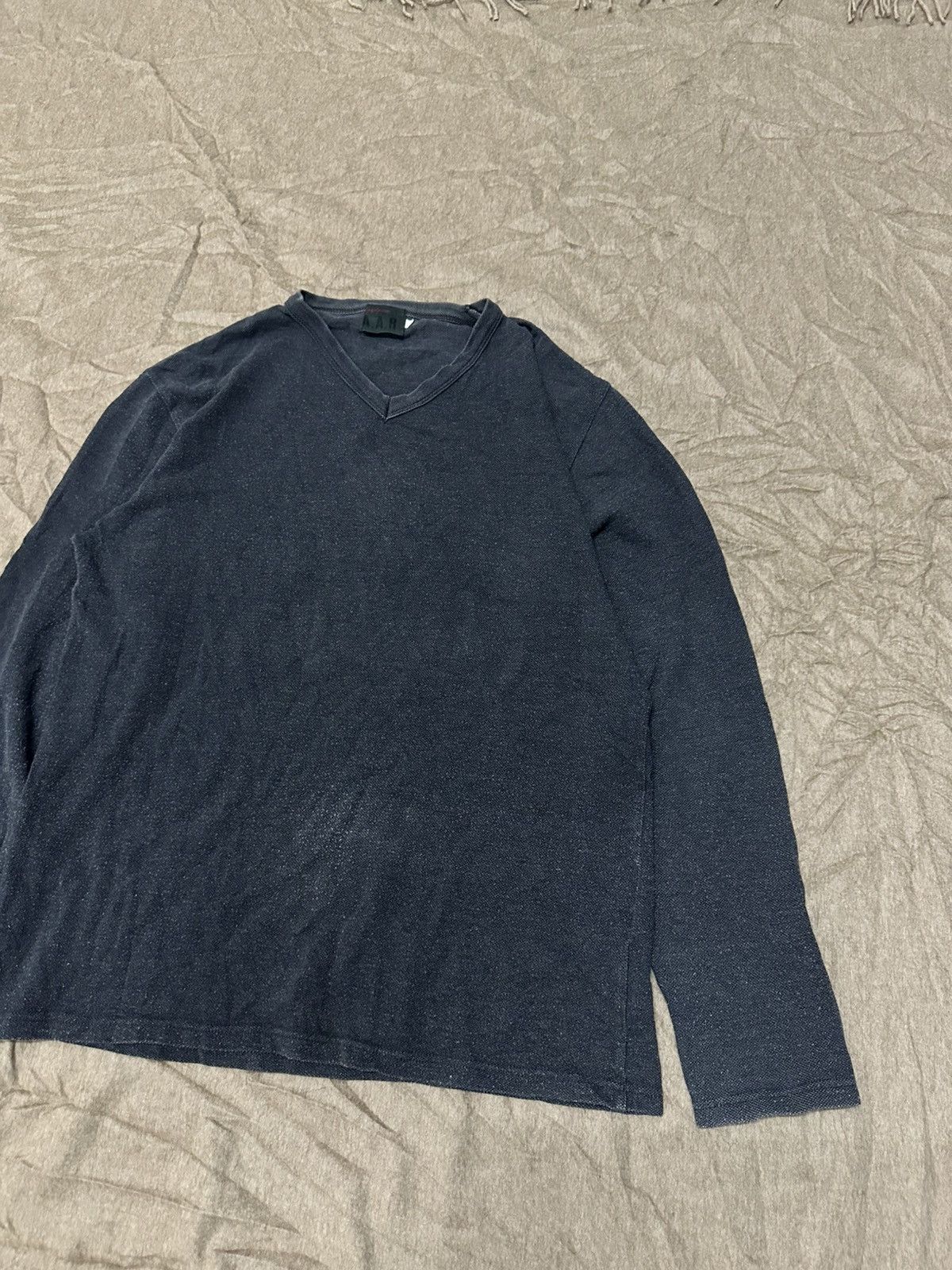 Yohji Yamamoto 1990 - Yohji Yamamoto All Against Risk A.A.R L/S Shirt Size US L / EU 52-54 / 3 - 8 Thumbnail