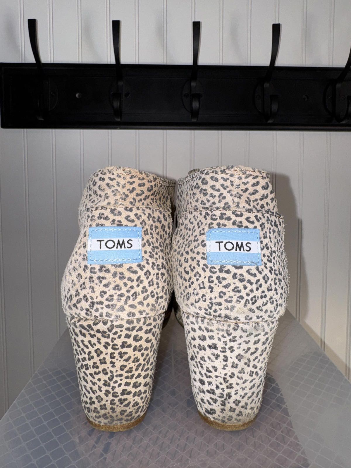 Toms TOMS Women's Leopard Print Wedge Ankle Boots Size US 9 / IT 39 - 3 Thumbnail