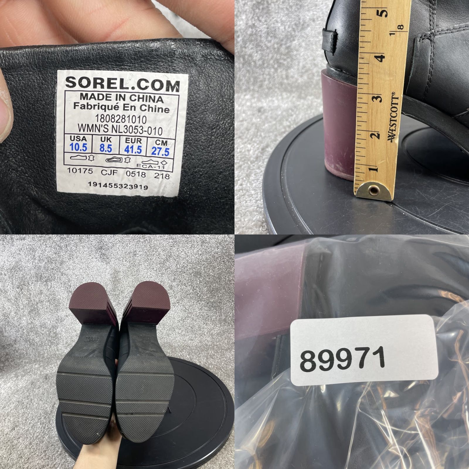 SOREL VINTAGE Sorel Boots Women's Size 10.5 Leather Ankle Bootie Casual Fall Winter Black Size US 10.5 / IT 40.5 - 8 Thumbnail