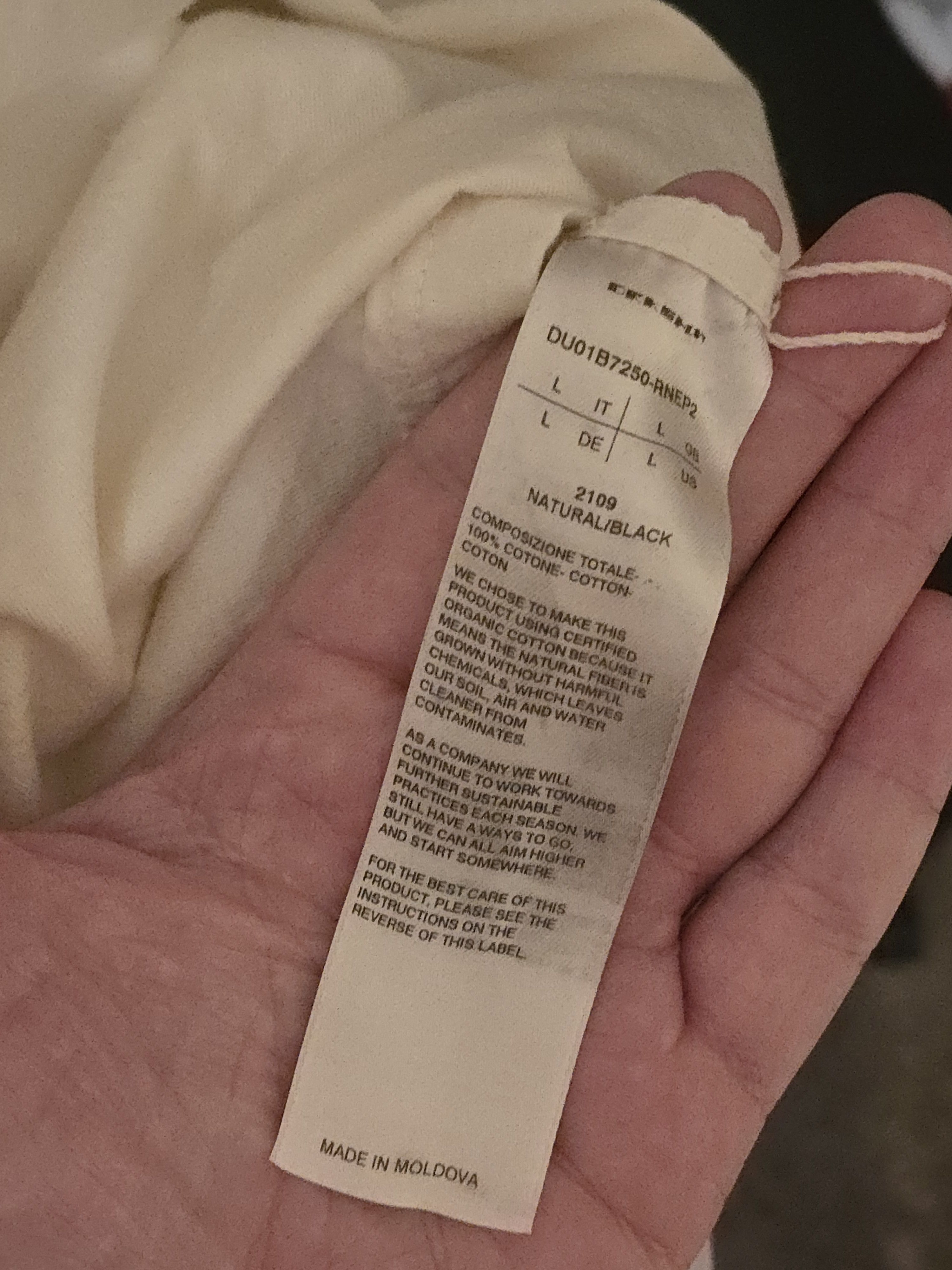 Rick Owens Drkshdw Rick Owens drkshdw "CUNTY" Level Tee Size US L / EU 52-54 / 3 - 5 Thumbnail