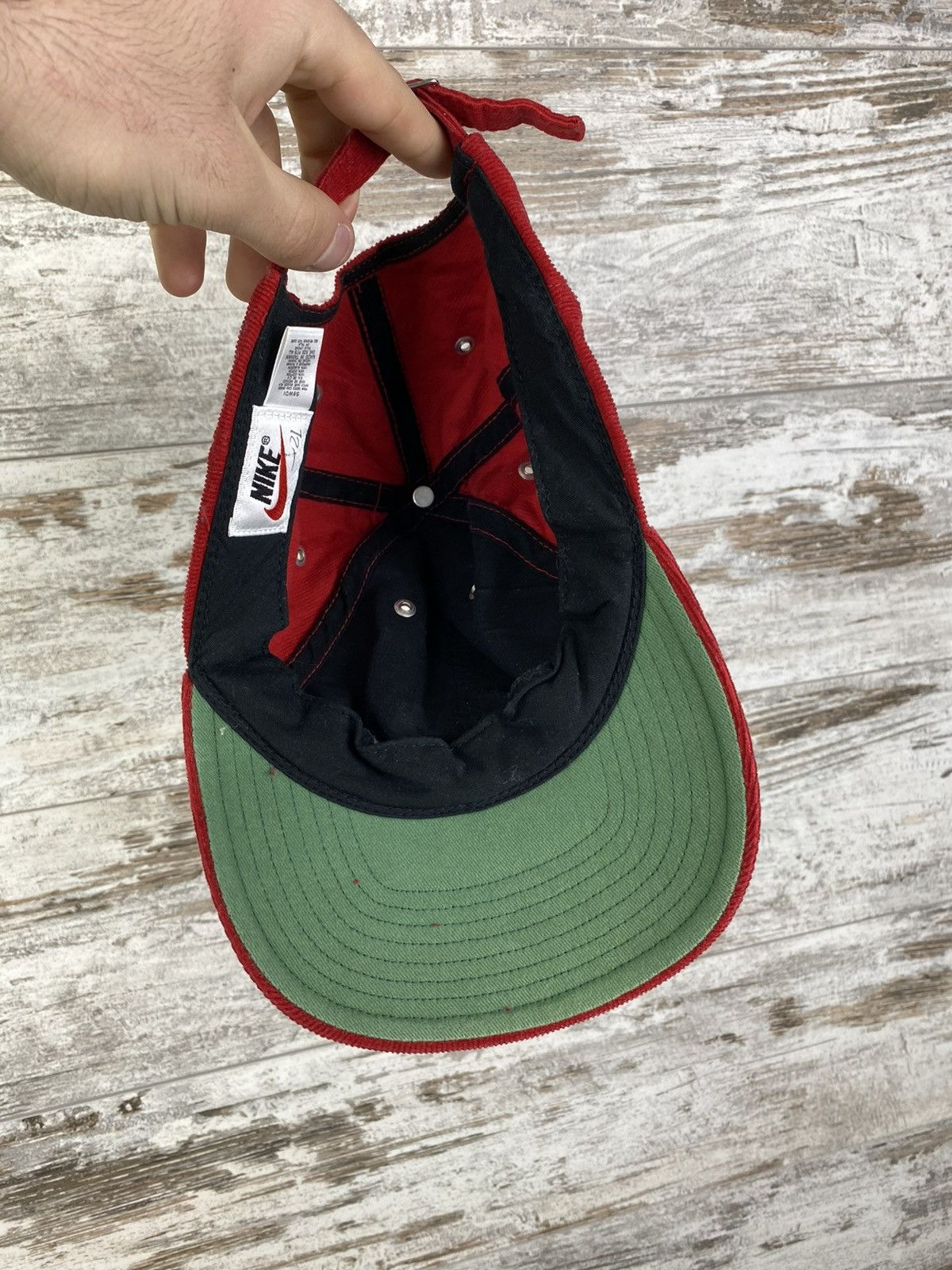 Nike × Vintage Mens Vintage Nike big logo hats cap hat y2k rare swoosh acg Size ONE SIZE - 9 Thumbnail