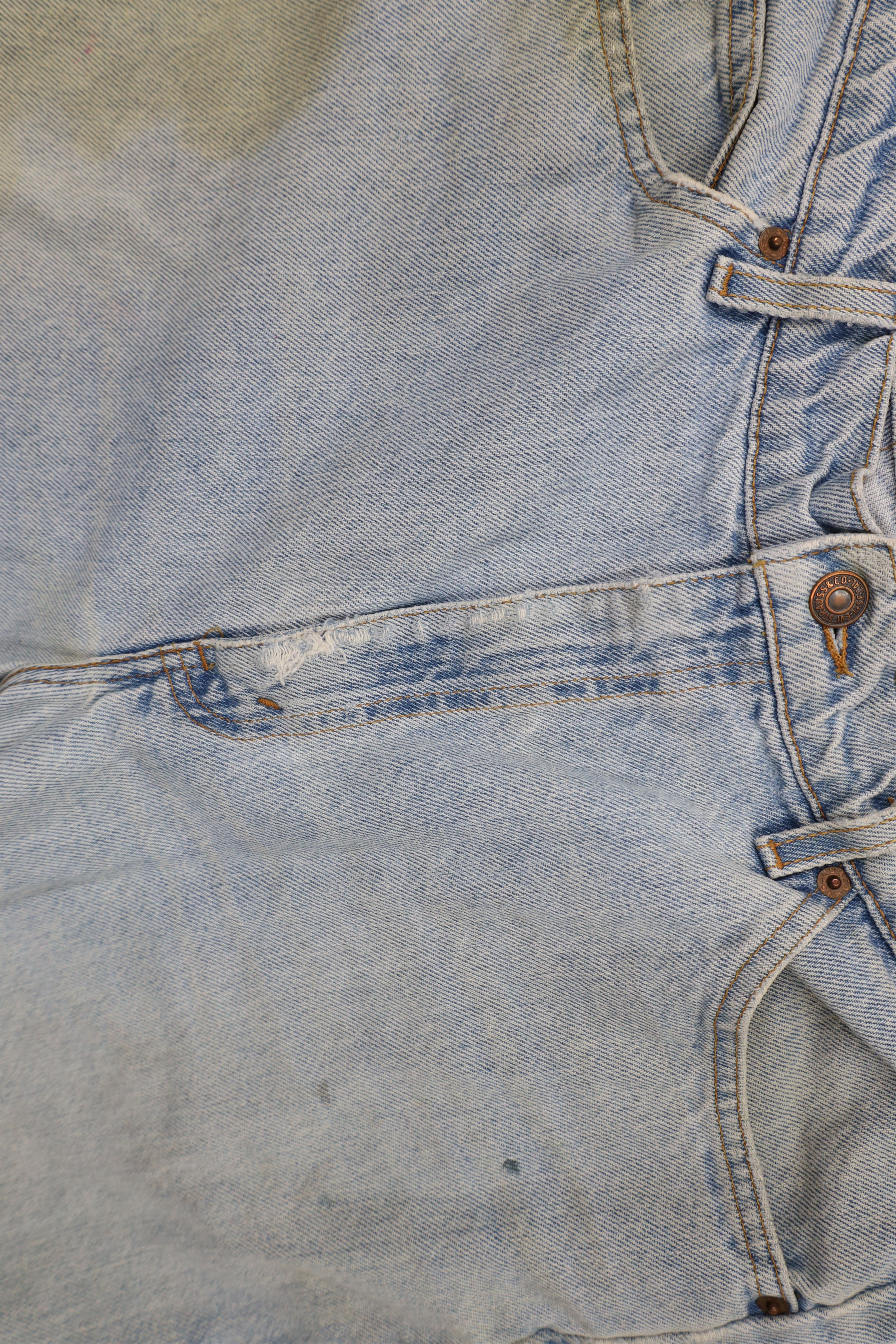 Levi's Vintage 90s Levis 550 Orange Tab Relaxed Fit Denim Jeans Size US 36 / EU 52 - 8 Thumbnail
