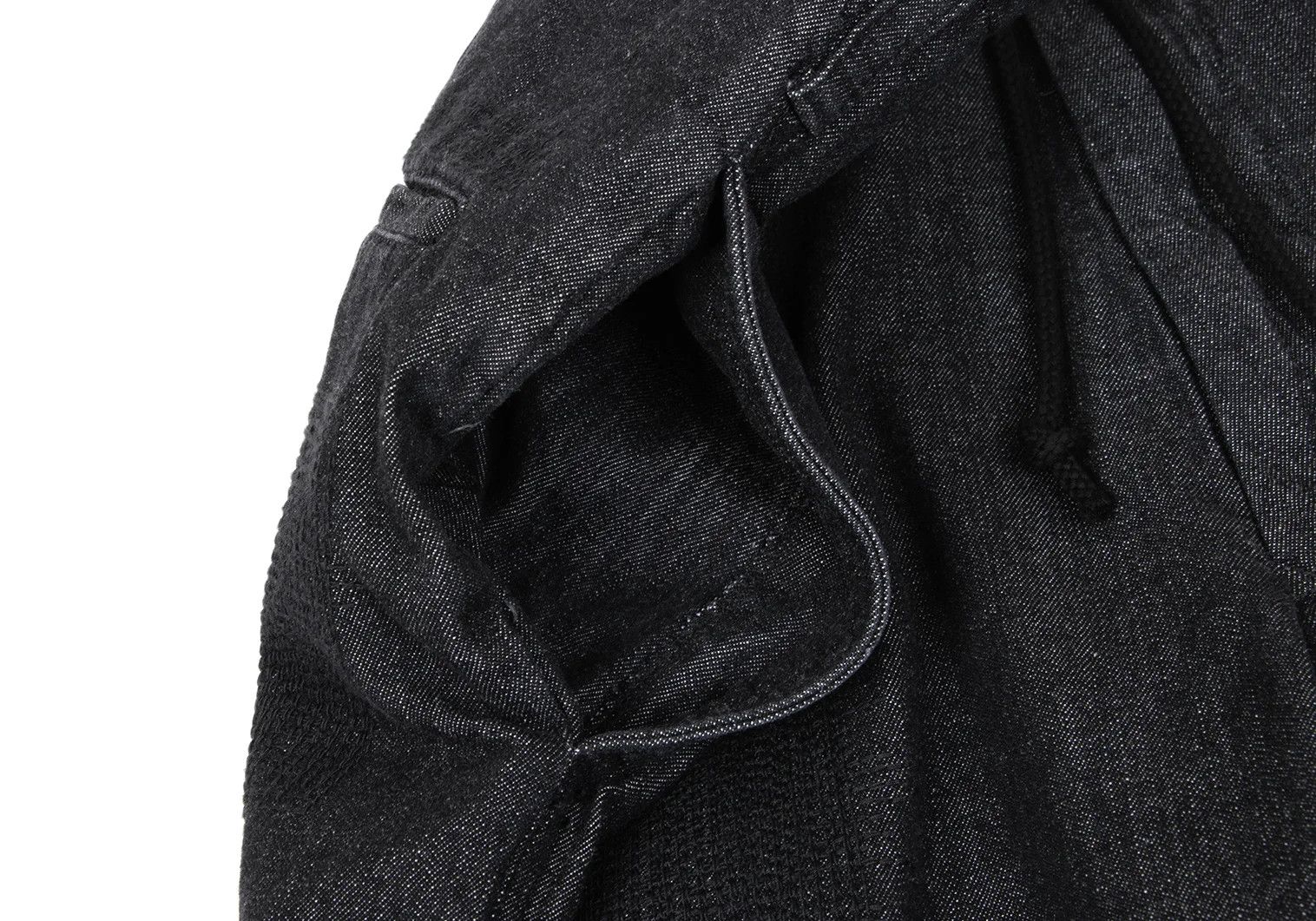Yohji Yamamoto Repair Design Denim Pants in Black Size 3 Size US 34 / EU 50 - 4 Thumbnail