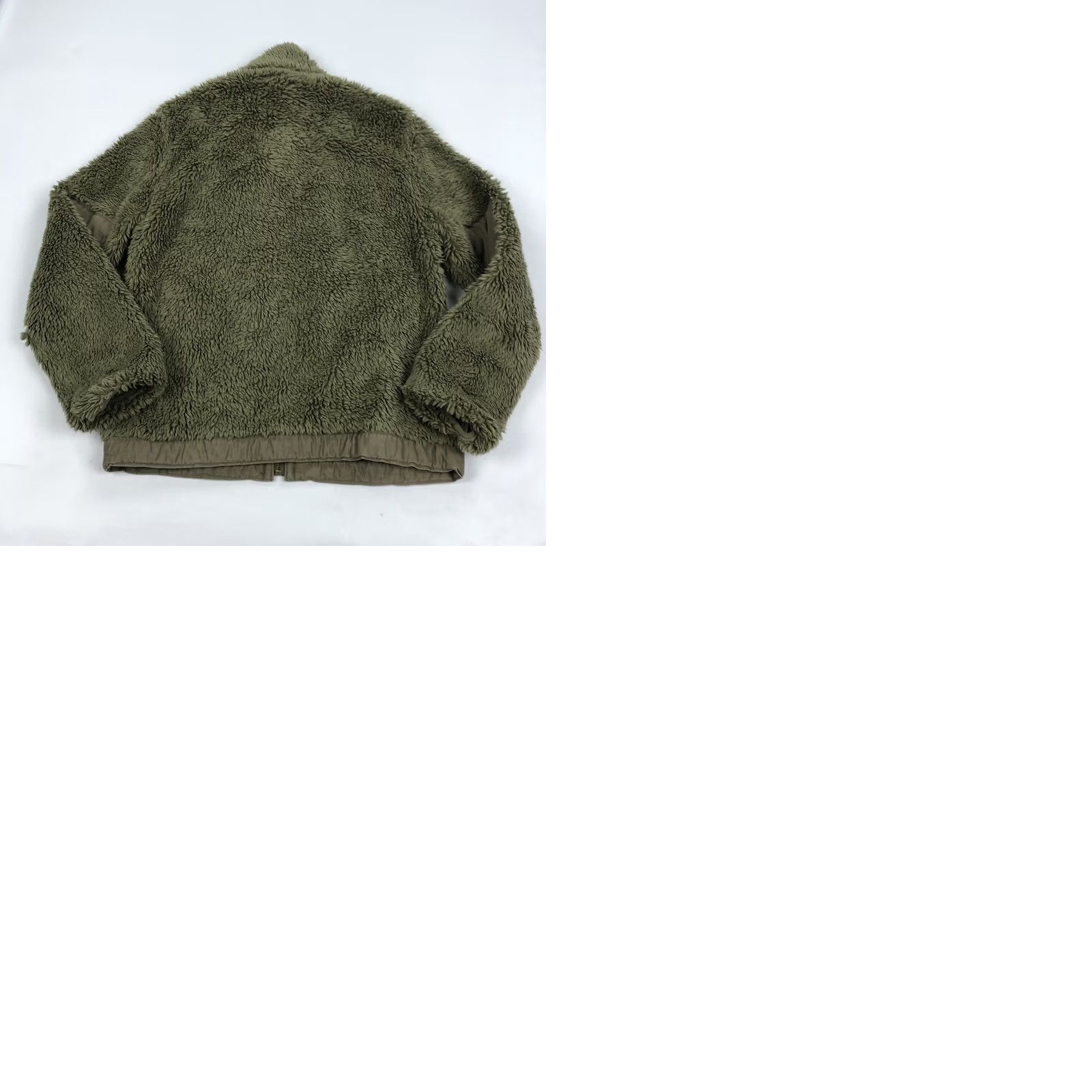 Vintage DENIM & SUPPLY RALPH LAUREN Men's M Olive Green Full Zip Fleece Jacket Coat Shirt Size US M / EU 48-50 / 2 - 9 Thumbnail