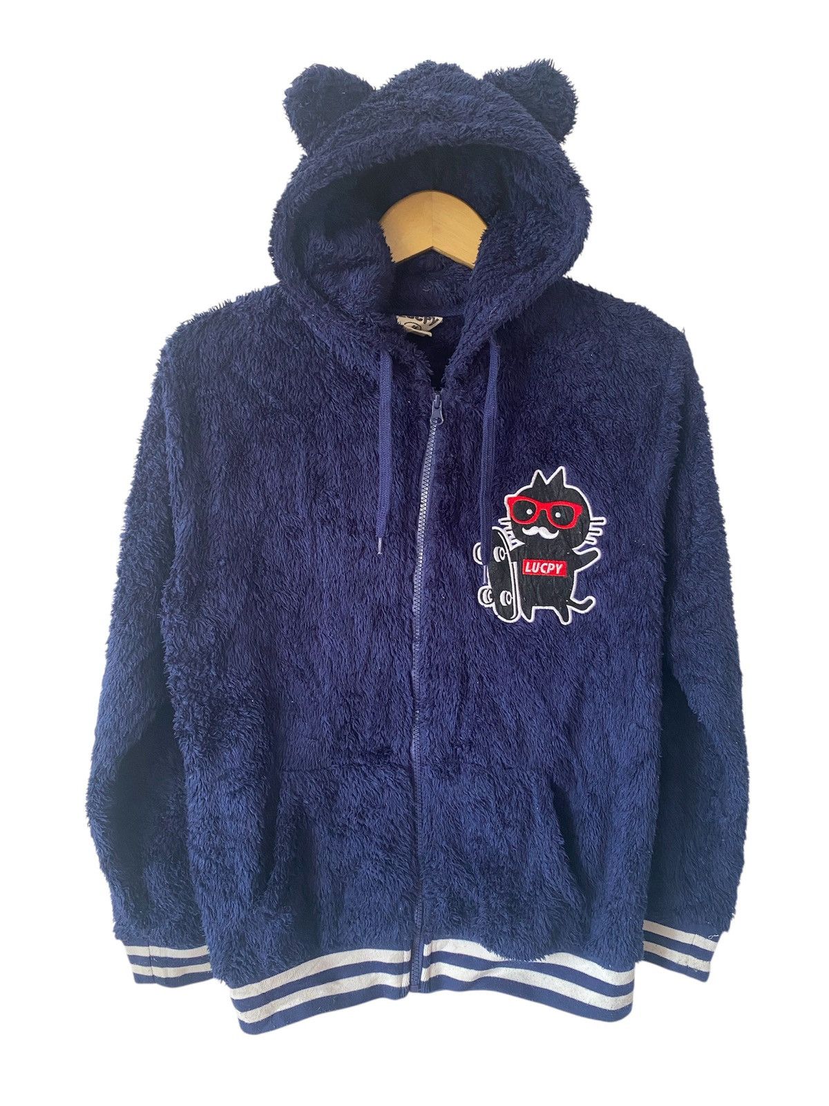If Six Was Nine × Japanese Brand Japanese Lucpy Disigner Fleece Hooded Size US M / EU 48-50 / 2 - 1 Thumbnail