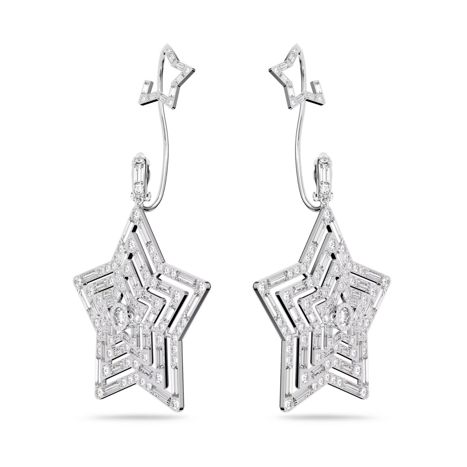 Swarovski Swarovski Stella clip earrings Star, Large Size ONE SIZE - 10 Thumbnail