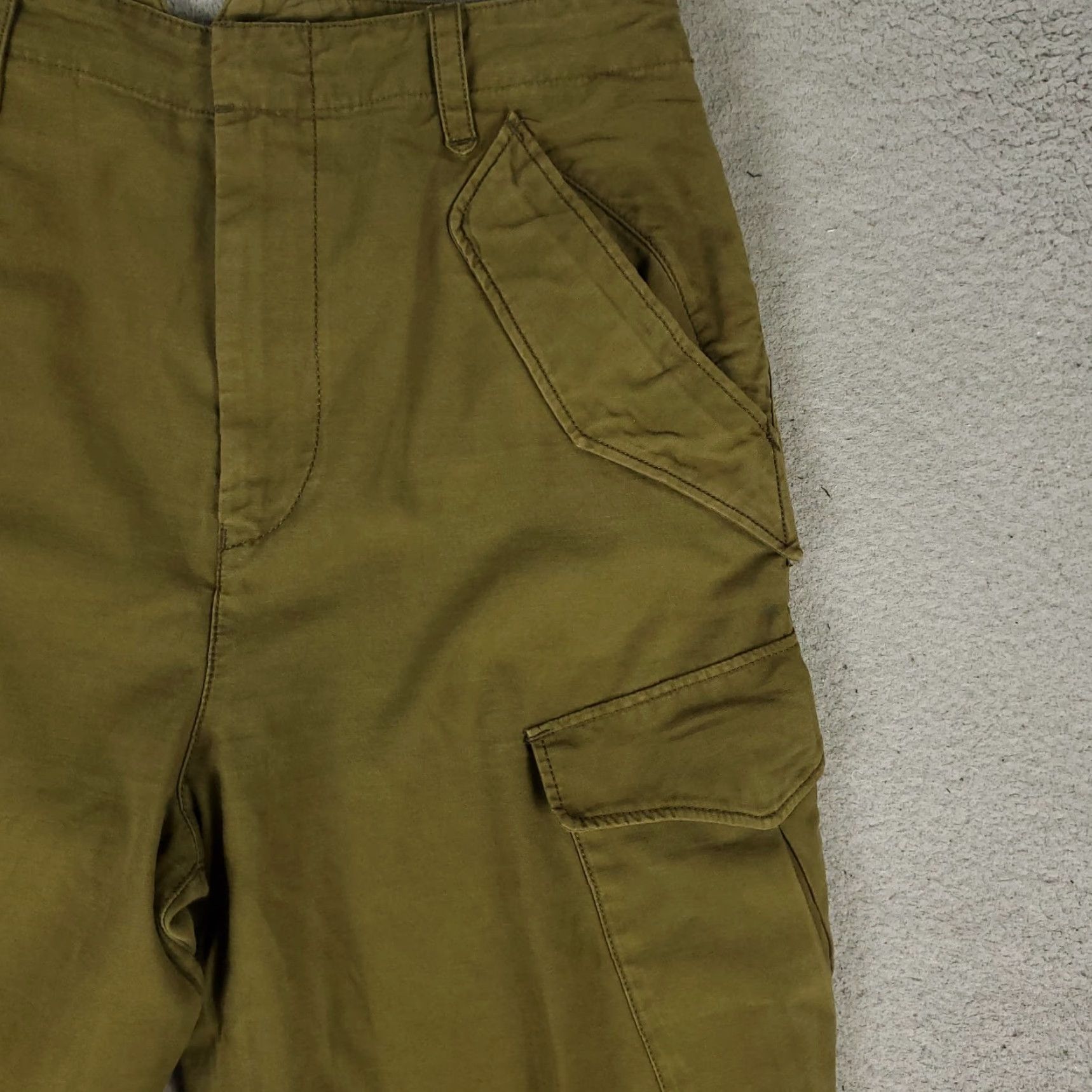 Rag & Bone Rag & Bone Pants Womens 28 Green Cargo Ankle Zip Tapered Jogger Size 28" / US 6 / IT 42 - 3 Thumbnail