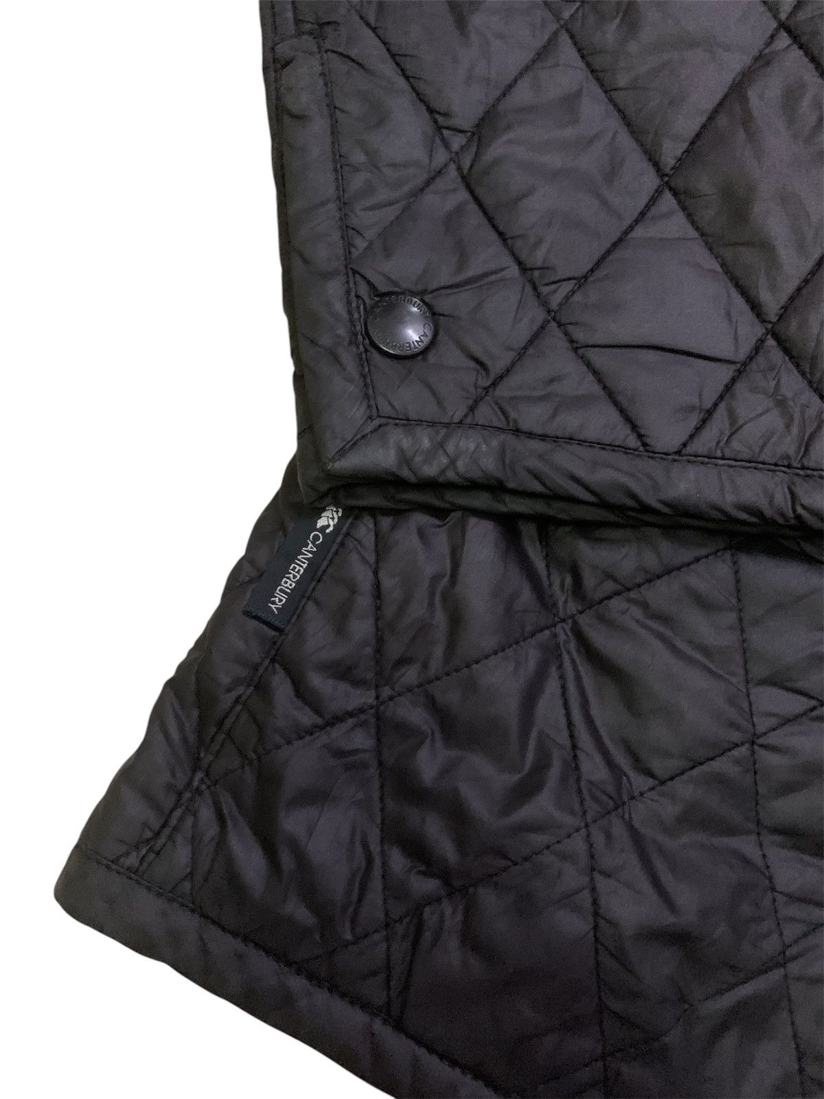 Canterbury of New Zealand Vtg Canterbury Quilted Black Jacket Size US M / EU 48-50 / 2 - 6 Thumbnail