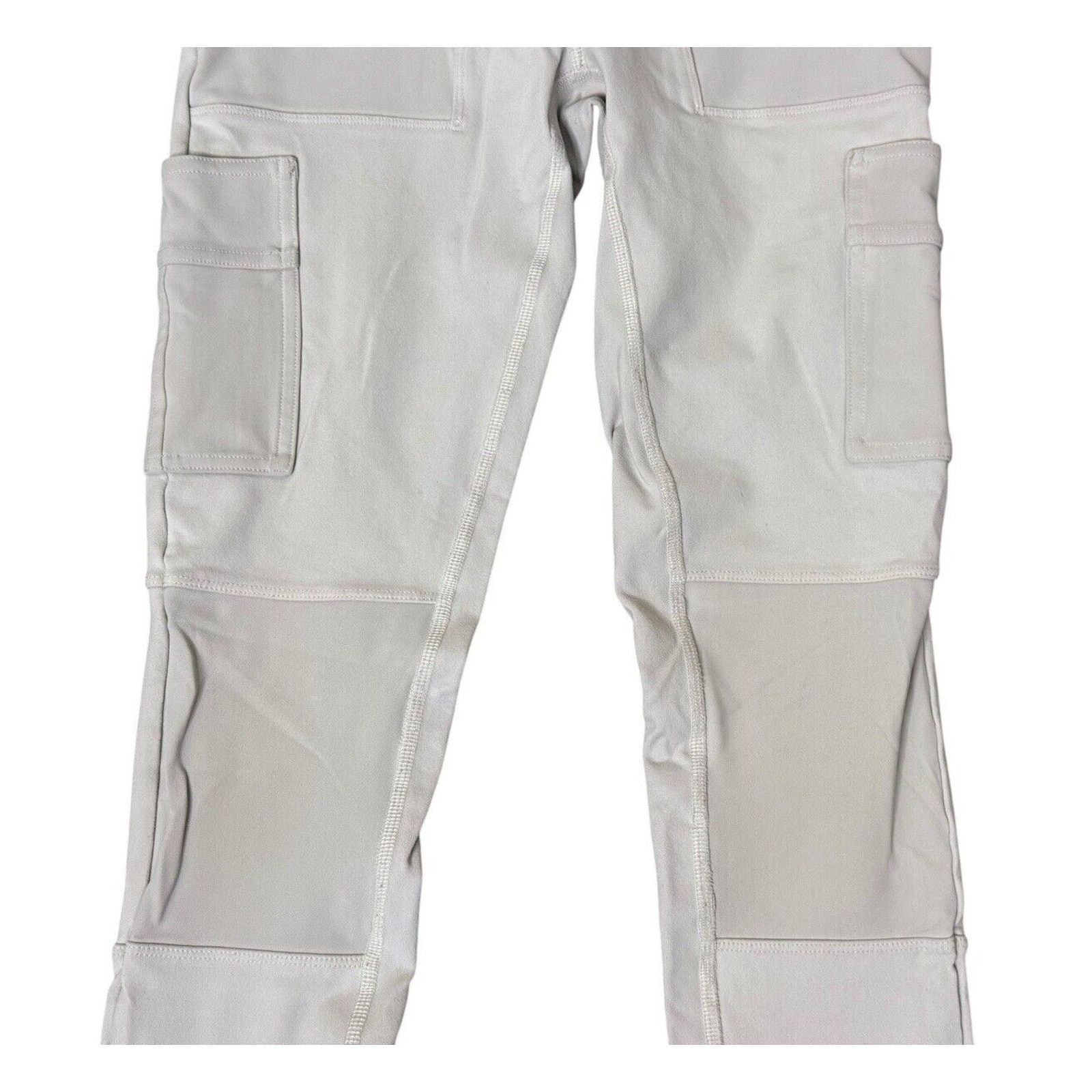 Alo ALO Yoga Airbrush High-Waist Cargo Legging 4 Pockets Bone XS Size 26" / US 2 / IT 38 - 4 Thumbnail