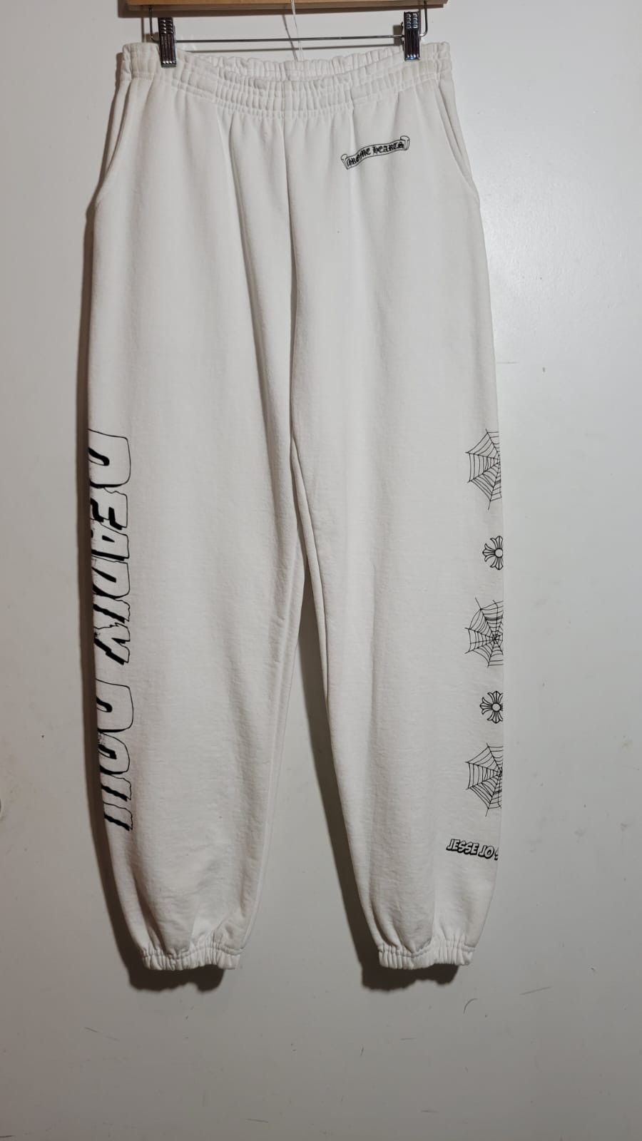 CHROME HEARTS x DEADLY DOLL スウェットパンツ JESSE JO SCROLL Deadly Doll Chrome Hearts Sweatpants | Grailed