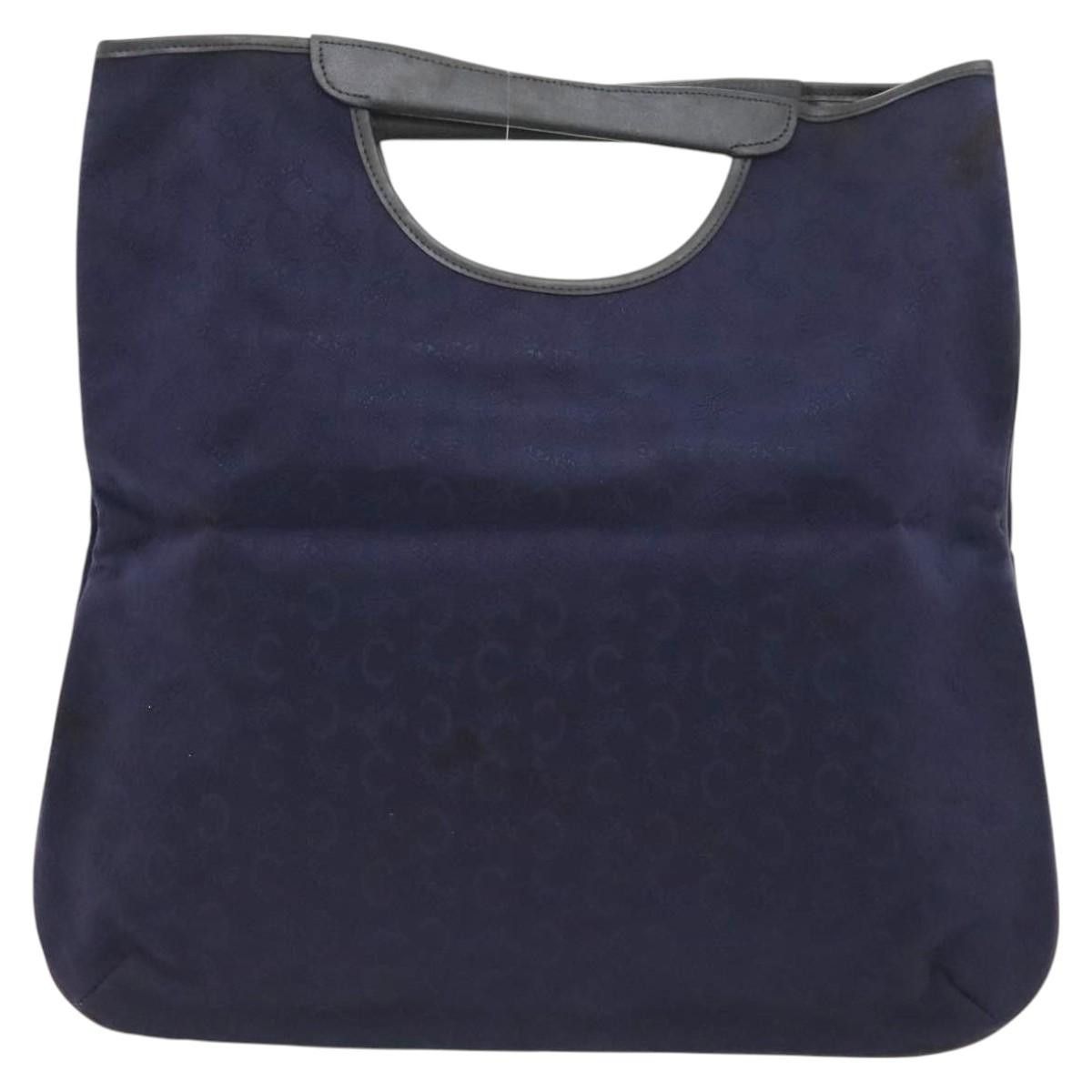 Celine CELINE C Sulky Hand Bag Canvas Navy Size ONE SIZE - 3 Thumbnail