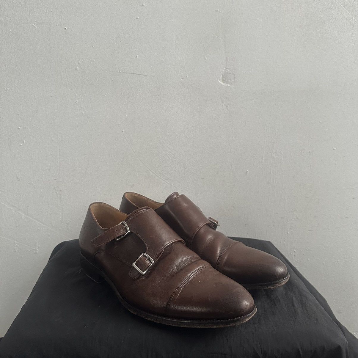 Suitsupply Suitsupply dark brown leather double monk strap Sz 10 Uk Size US 10 / EU 43 - 2 Thumbnail