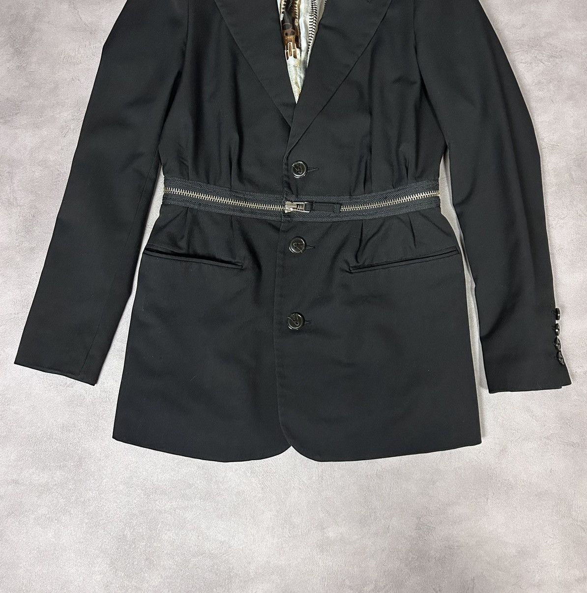 Jean Paul Gaultier Jean Paul Gaultier & Lindex Women's Blazer Black Size:38 Size M / US 6-8 / IT 42-44 - 5 Thumbnail