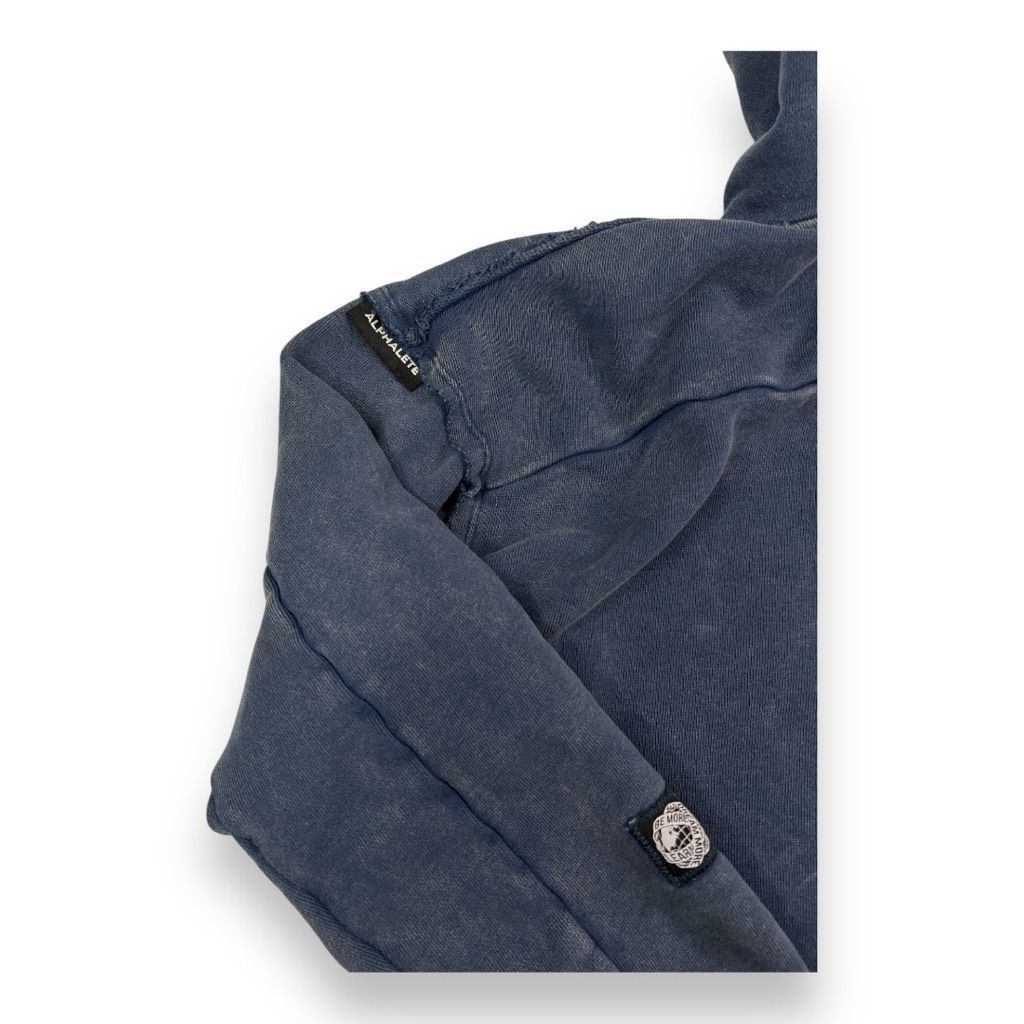 Other Very Terry Alphalete Blue Distressed Hoodie Size Small Size S / US 4 / IT 40 - 6 Thumbnail