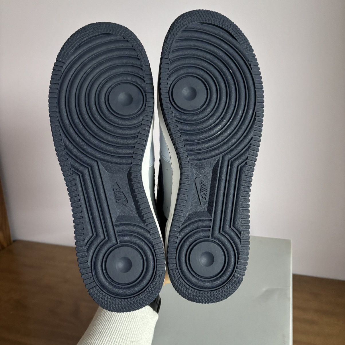 Nike 2008 Nike Air Force 1 Low Blue Mist/Ice/Navy - Size 11W/9.5M Size US 9.5 / EU 42-43 - 7 Thumbnail