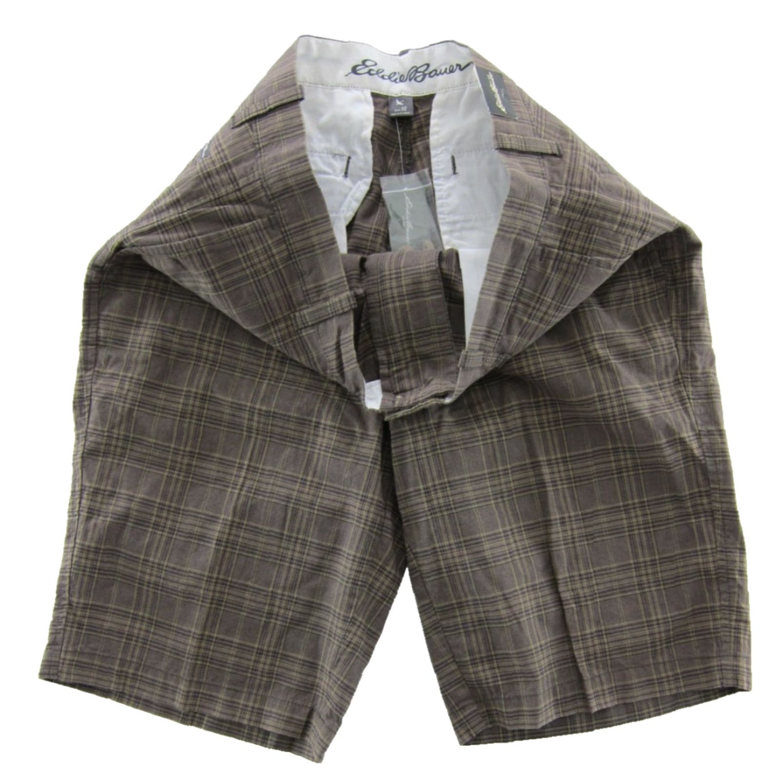 Eddie Bauer VINTAGE Eddie Bauer Plaid 100% Cotton Pocket Chino Short Men 32 Brown NWT Size US 32 / EU 48 - 4 Thumbnail