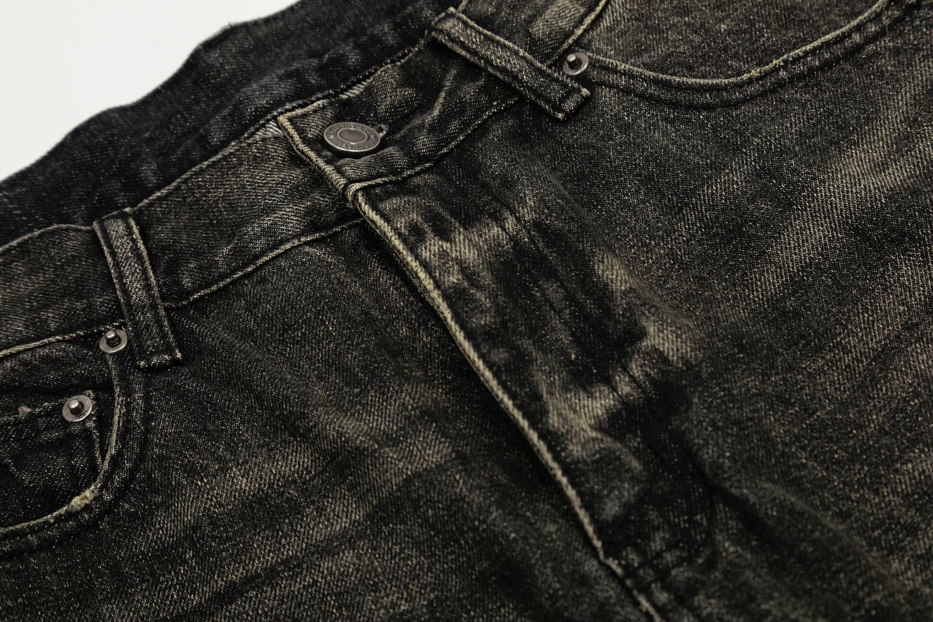 Vintage American retro washed lightning flared jeans for men Size US 32 / EU 48 - 3 Thumbnail