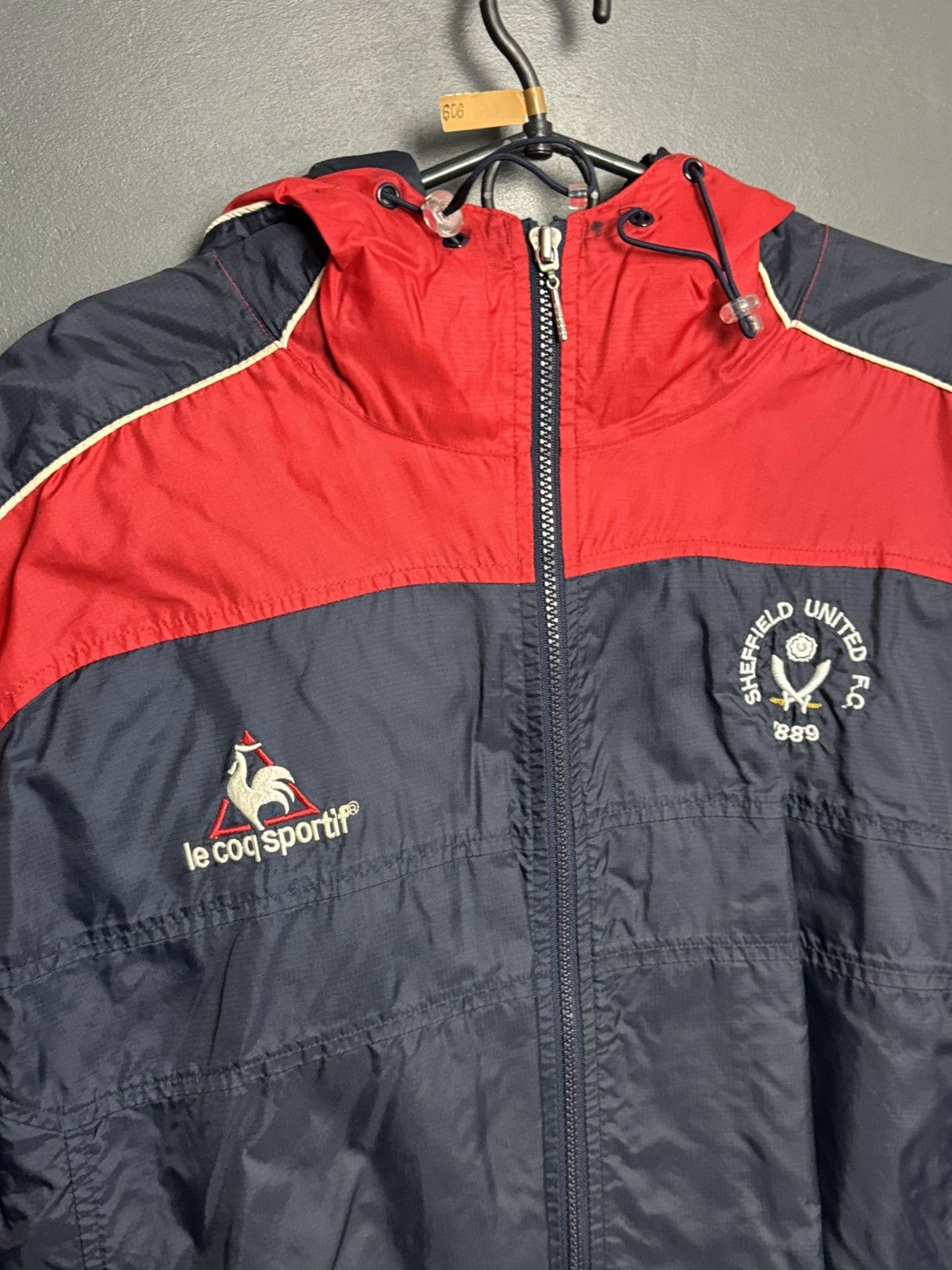 Le Coq Sportif Sheffield United Training Football Jacket Size US L / EU 52-54 / 3 - 3 Thumbnail