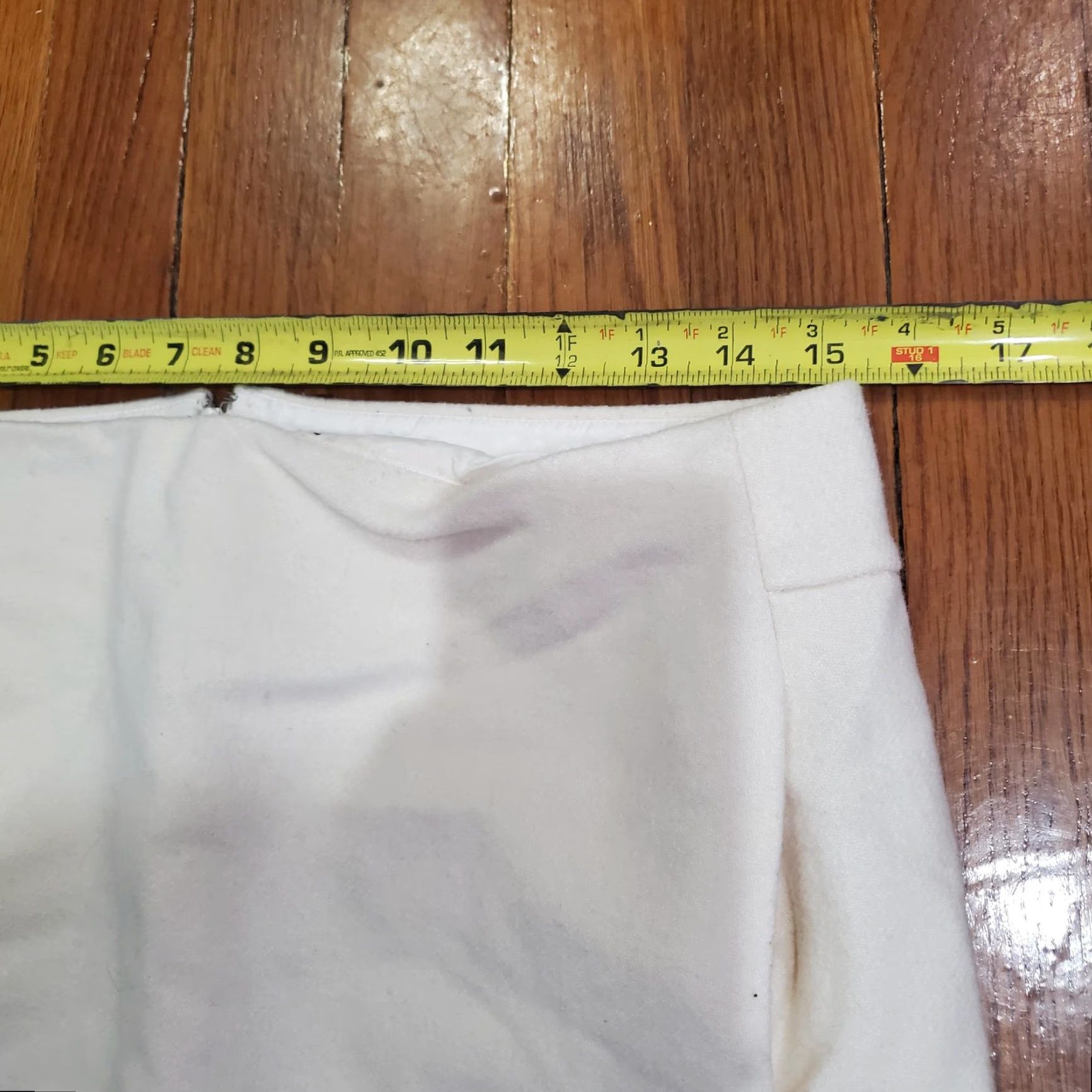 J.Crew J.Crew Skirt Womens 6 White Wool Blend Mini Pencil Lined Pockets Style 29992 Size 28" / US 6 / IT 42 - 6 Thumbnail