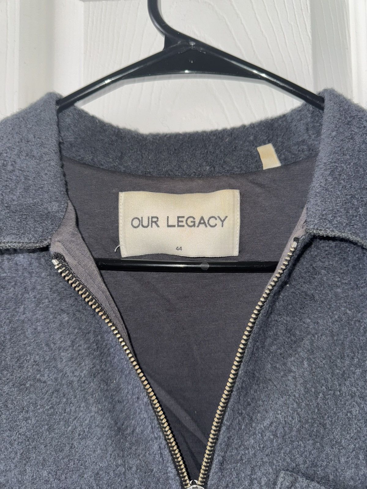Our Legacy Our Legacy Wool Raw Edge Blouson Jacket Size US S / EU 44-46 / 1 - 3 Thumbnail