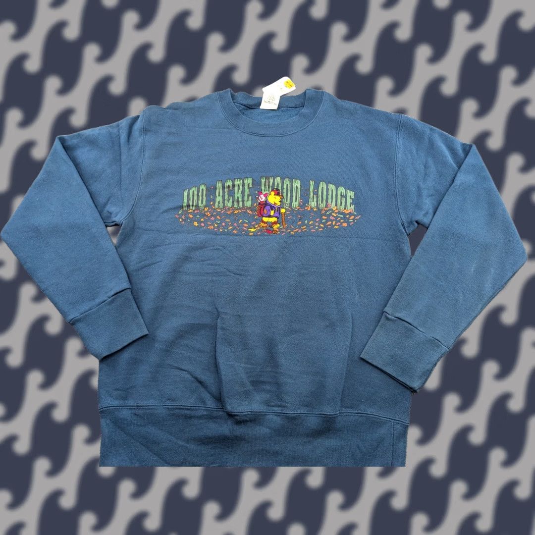 Disney VINTAGE Disney Sweatshirt Unisex Adults Crewneck Blue Winnie-the-Pooh S Medium Blueswear? Size US S / EU 44-46 / 1 - 1 Thumbnail
