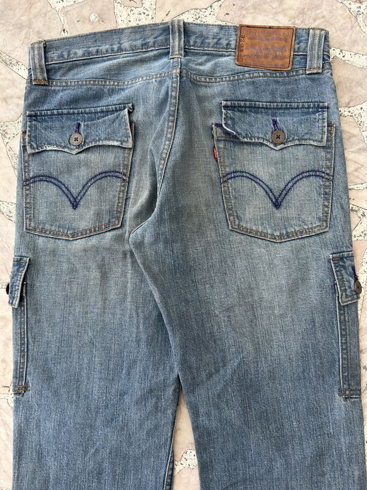Levi's Levis Cargo 708 Vintage Denim Size US 30 / EU 46 - 12 Thumbnail