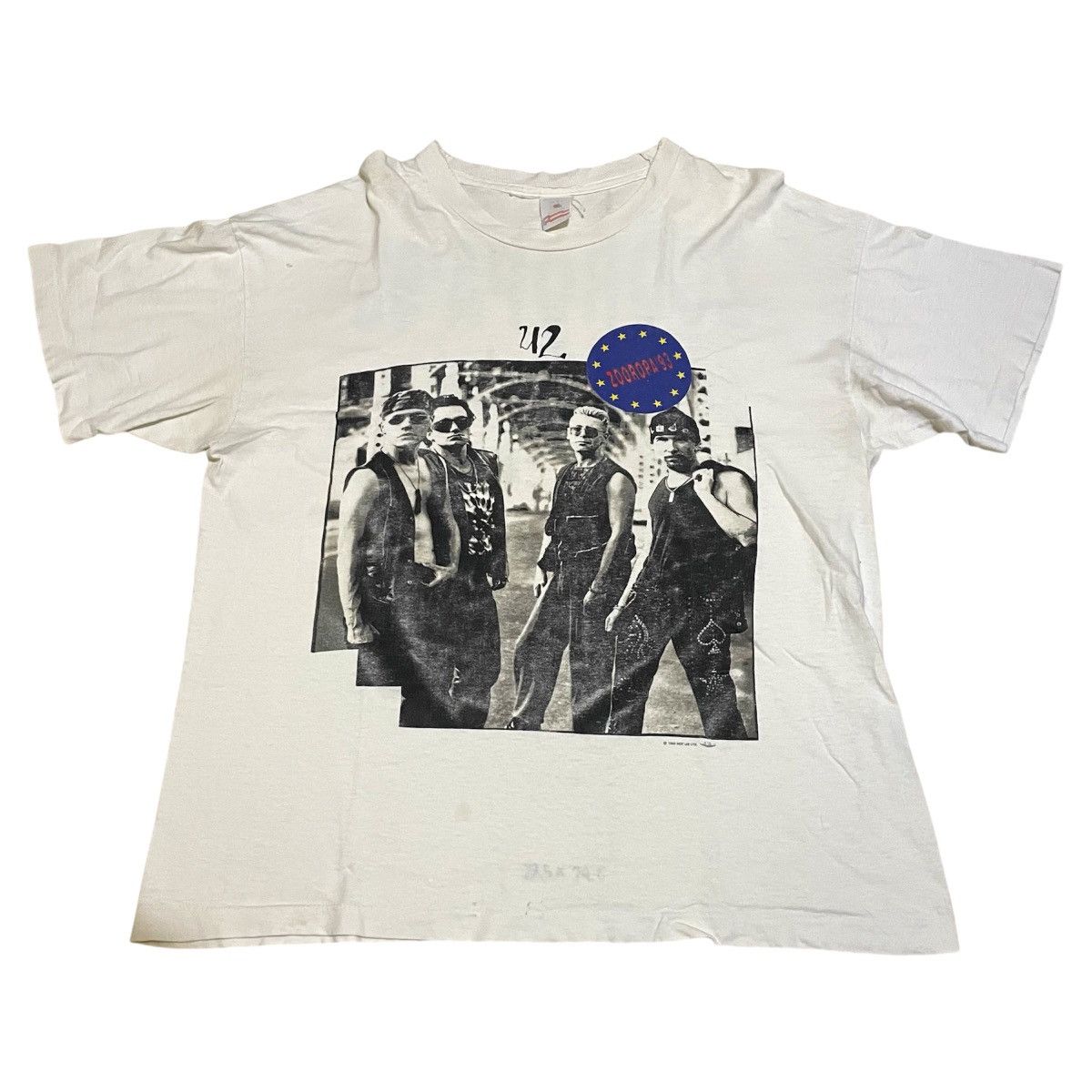 Band Tees × Vintage Vintage 1993 U2 Zooropa Tour Size US XL / EU 56 / 4 - 1 Thumbnail