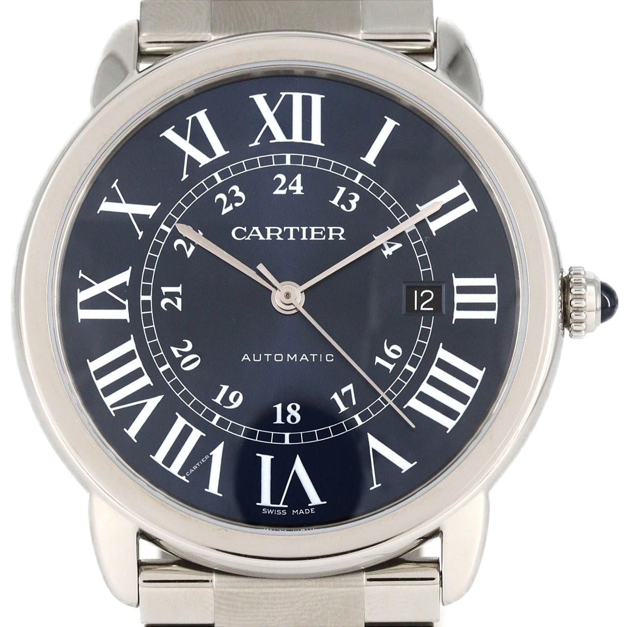 Cartier Cartier Cartier Ronde Solo XL Stainless Steel Mens Metal Automatic WSRN0023 DUTY FREE for USA Size ONE SIZE - 1 Thumbnail