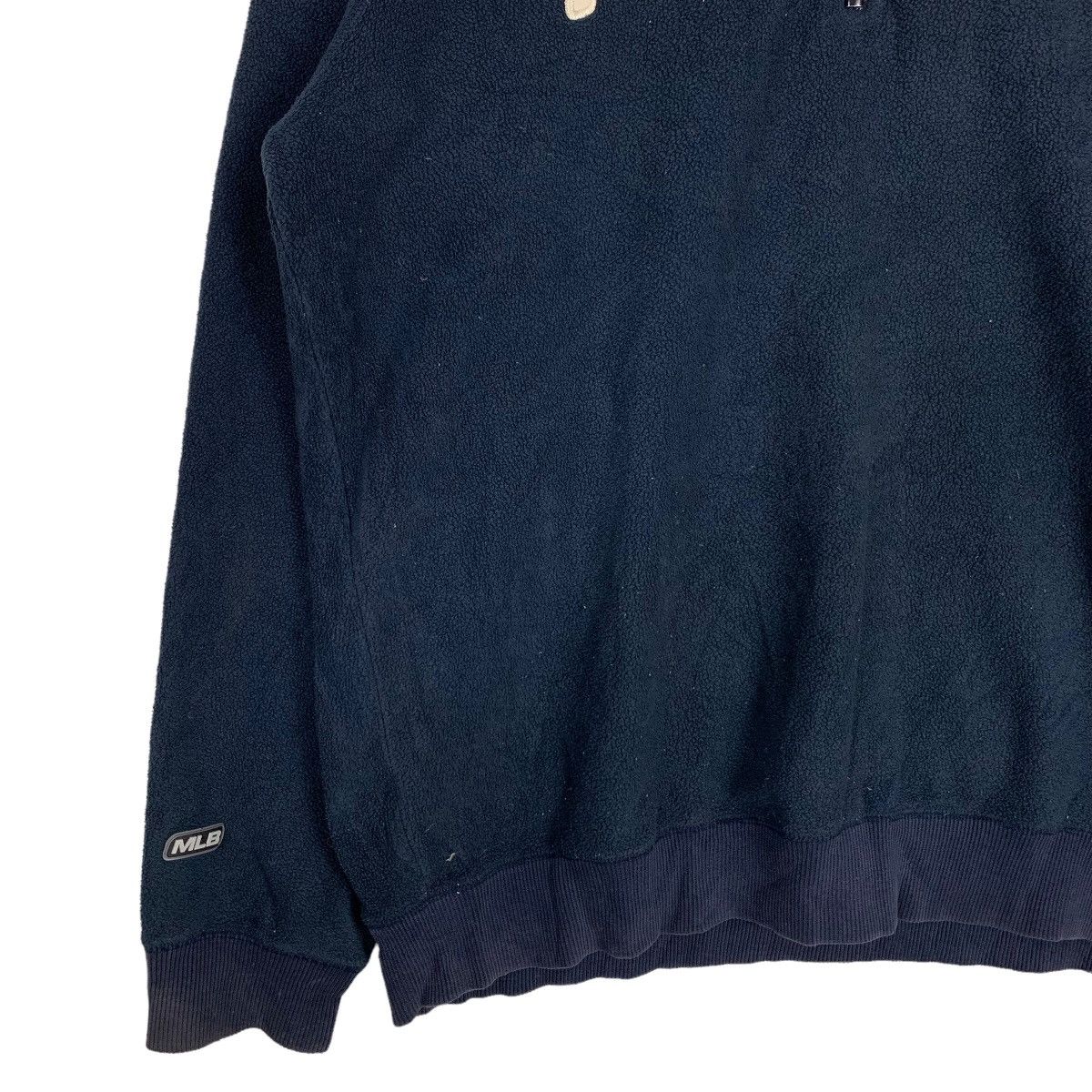 Japanese Brand MLB NY YANKEES BIG LOGO HALF ZIP FLEECE SWEATSHIRT #0145-C8 Size US M / EU 48-50 / 2 - 4 Thumbnail